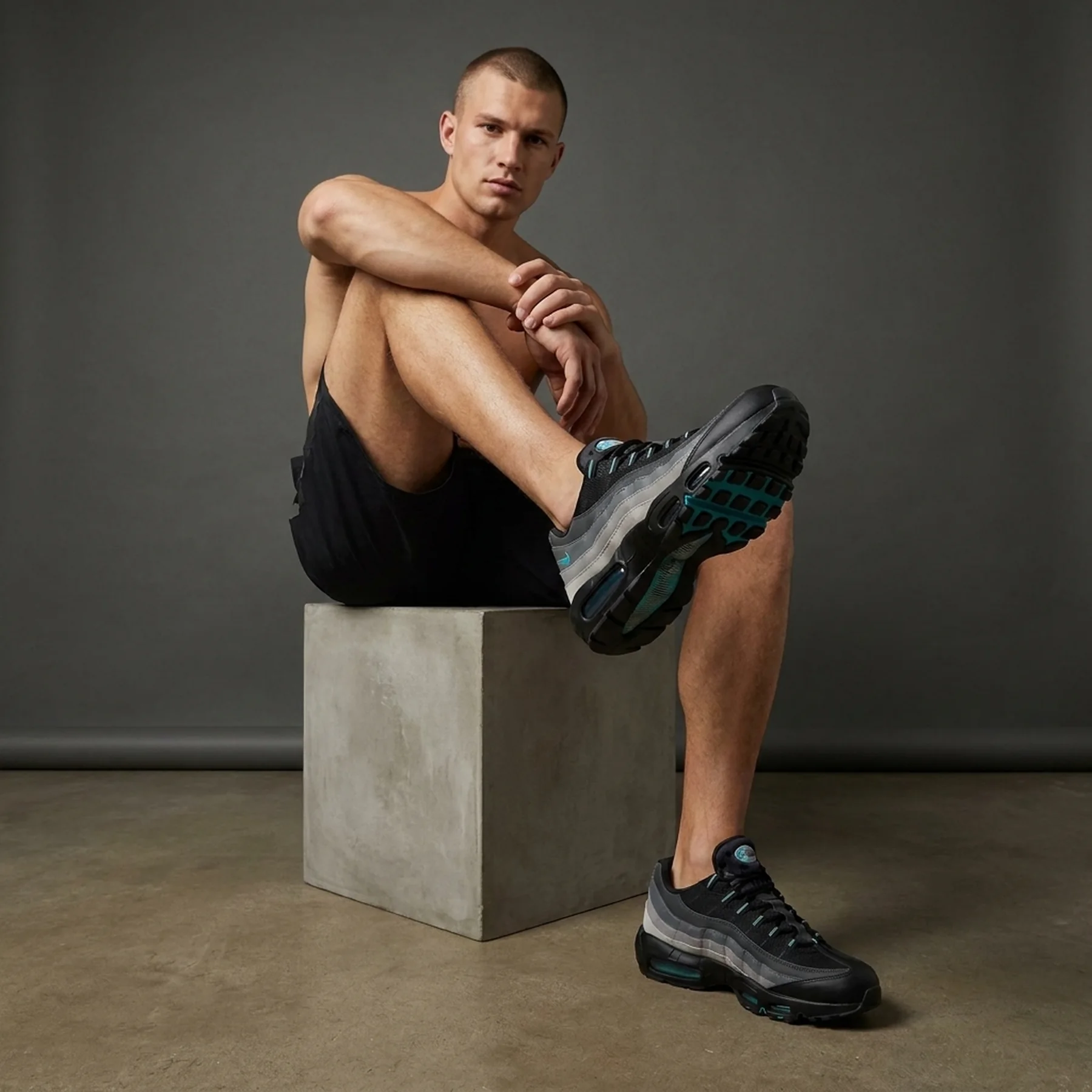 Кросівки чоловічі Nike Air Max 95 Black/Grey (HV6062-001)