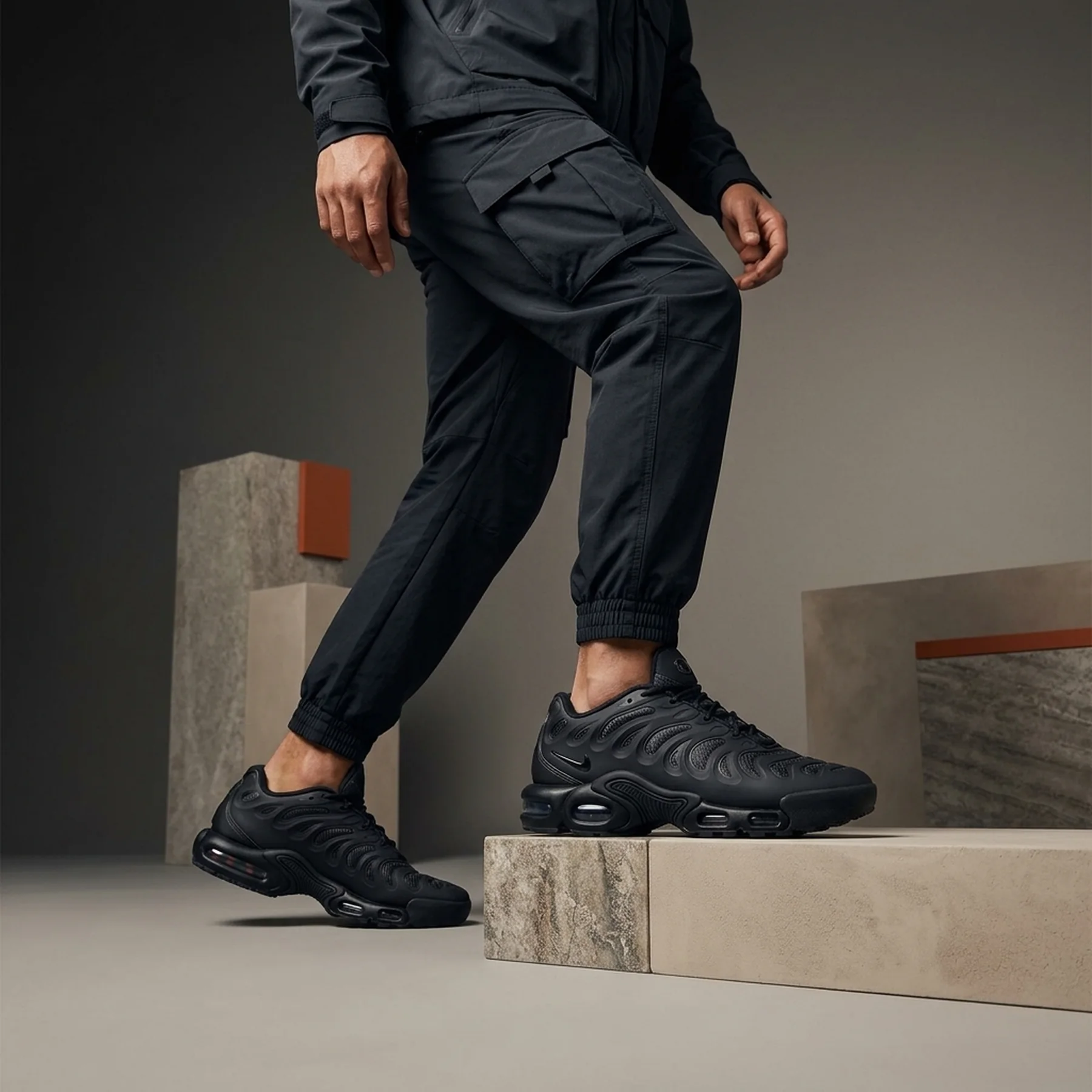 Кросівки чоловічі Nike Air Max Plus Drift "Triple Black" (HF0785-001)
