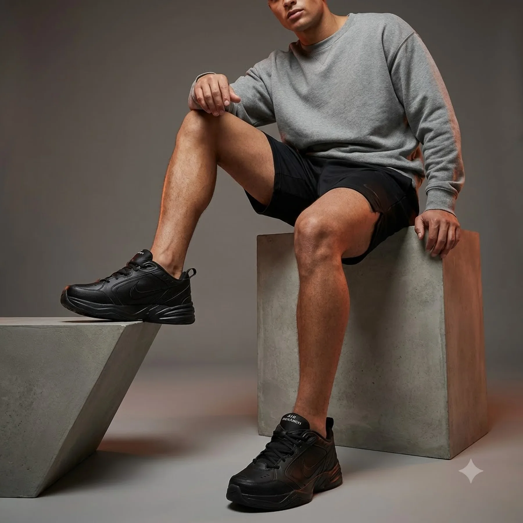 Кросівки чоловічі Nike Air Monarch Iv Black (415445-0010)