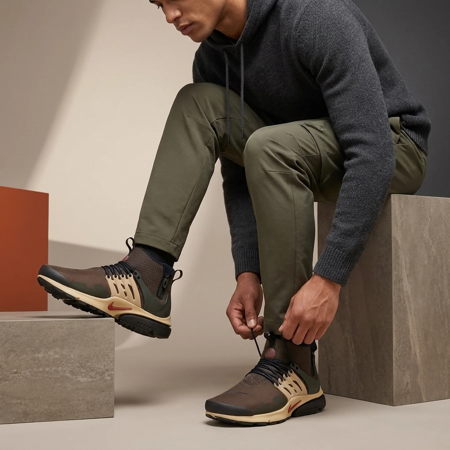 Кросівки чоловічі Nike Air Presto Mid Utility (DC8751-200)