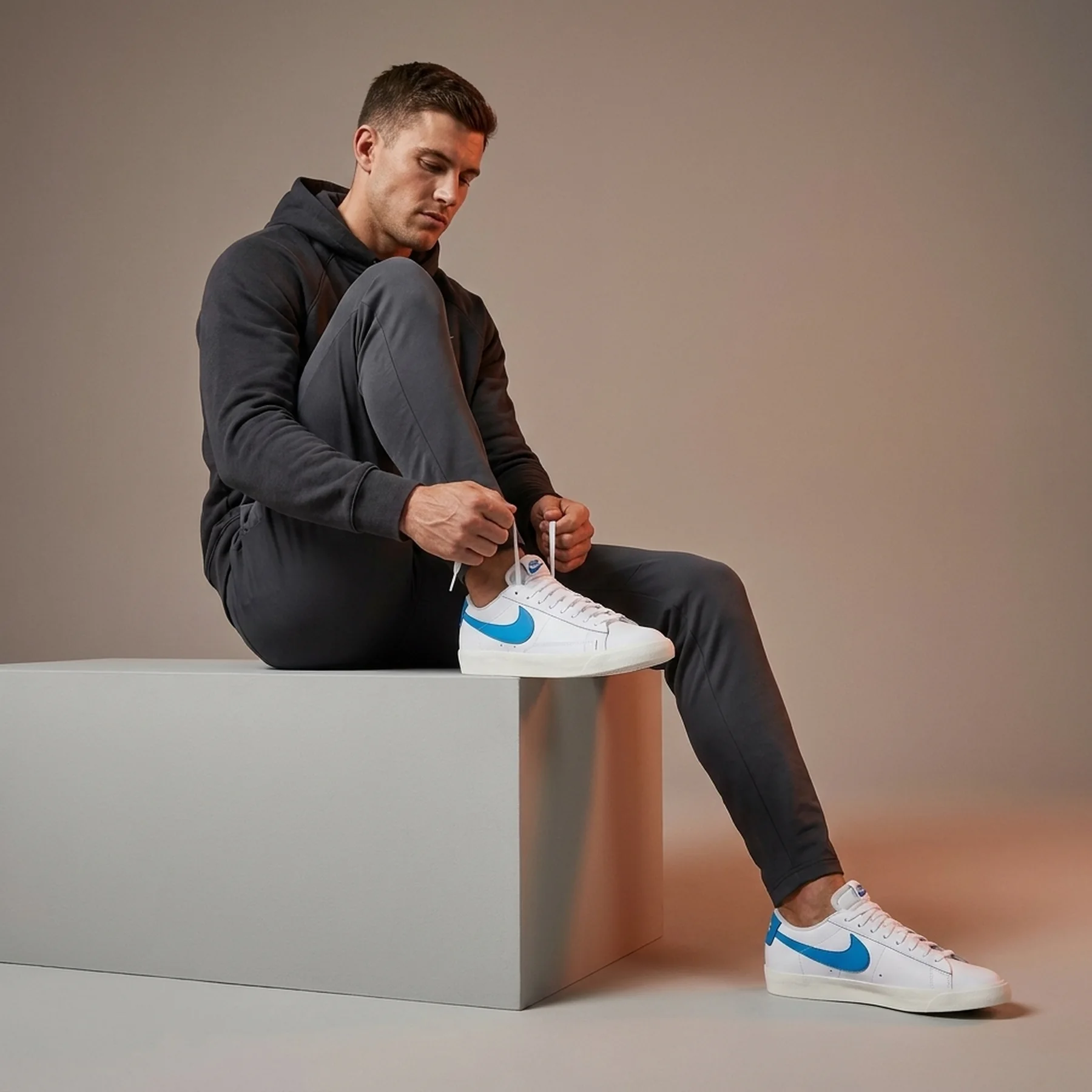 Кросівки чоловічі Nike Blazer Low Leather (CI6377-104)