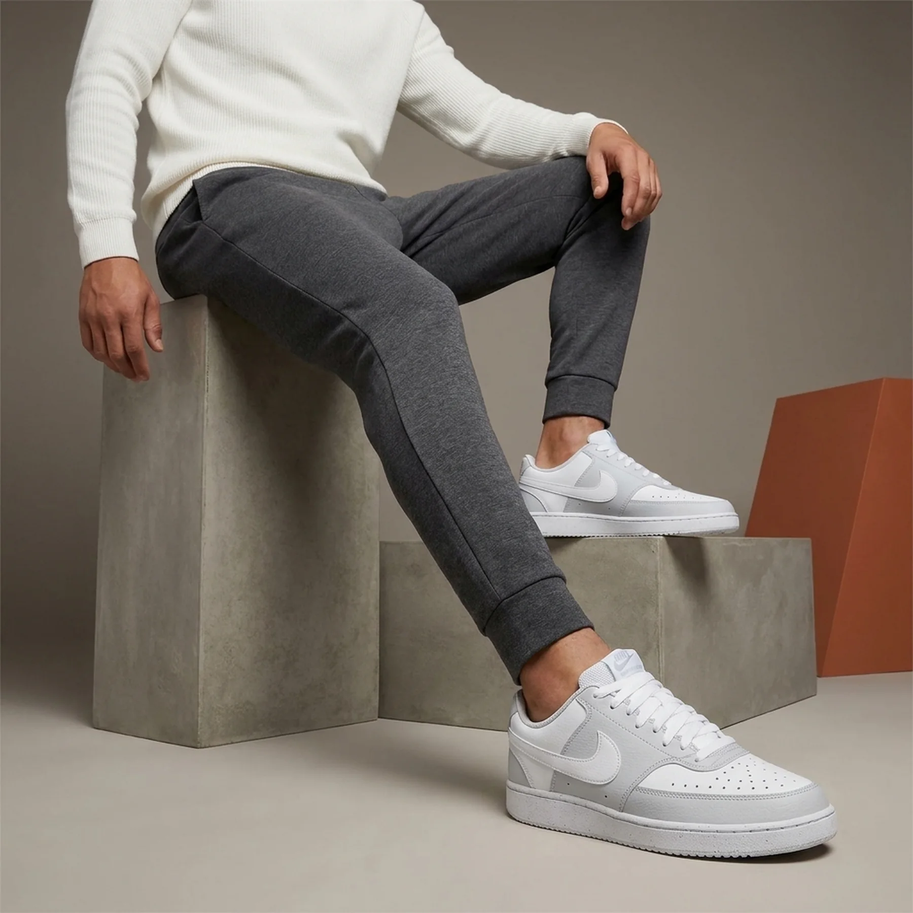 Кросівки чоловічі Nike Court Vision Lo White/Grey (HM9862-002)