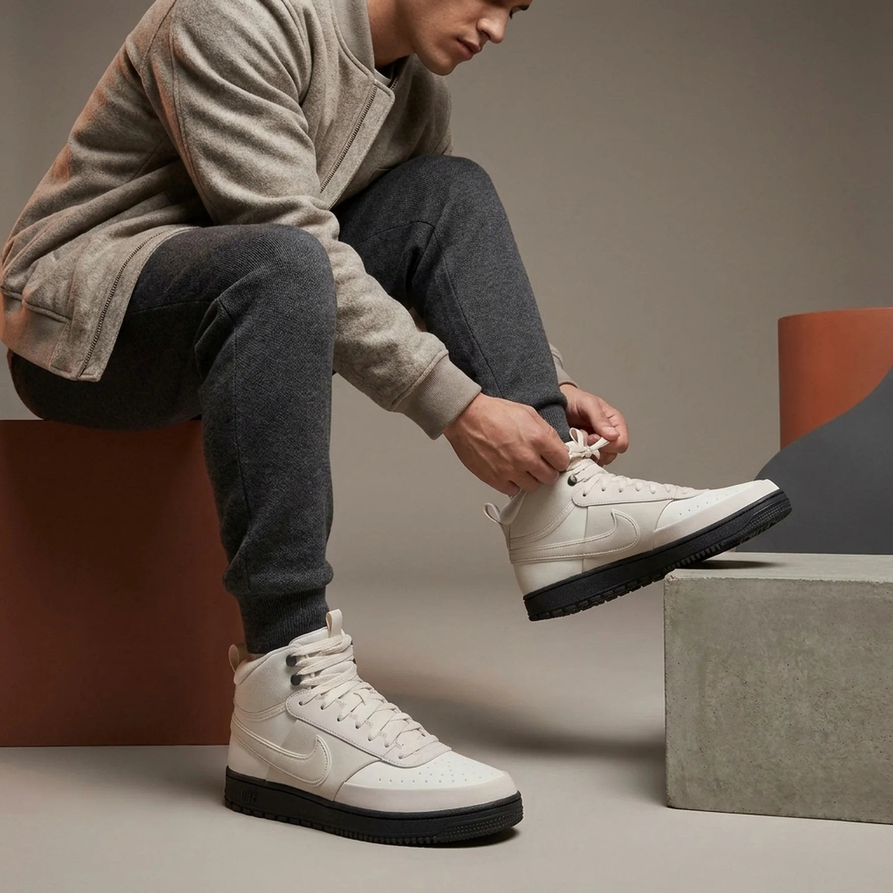 Кросівки чоловічі Nike Court Vision Mid Wntr (DR7882-004)