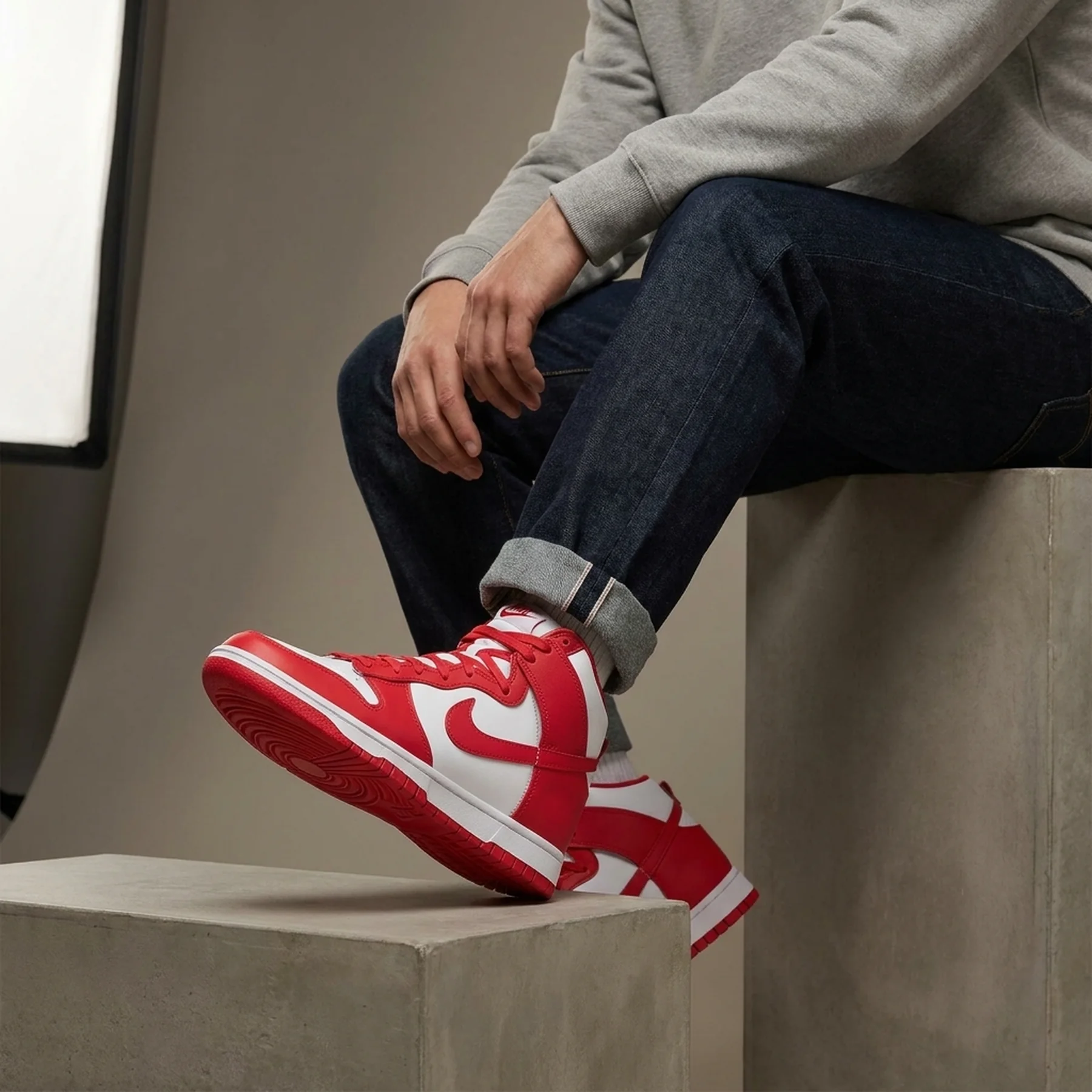 Кросівки чоловічі Nike Dunk Hi Retro (DD1399-106)
