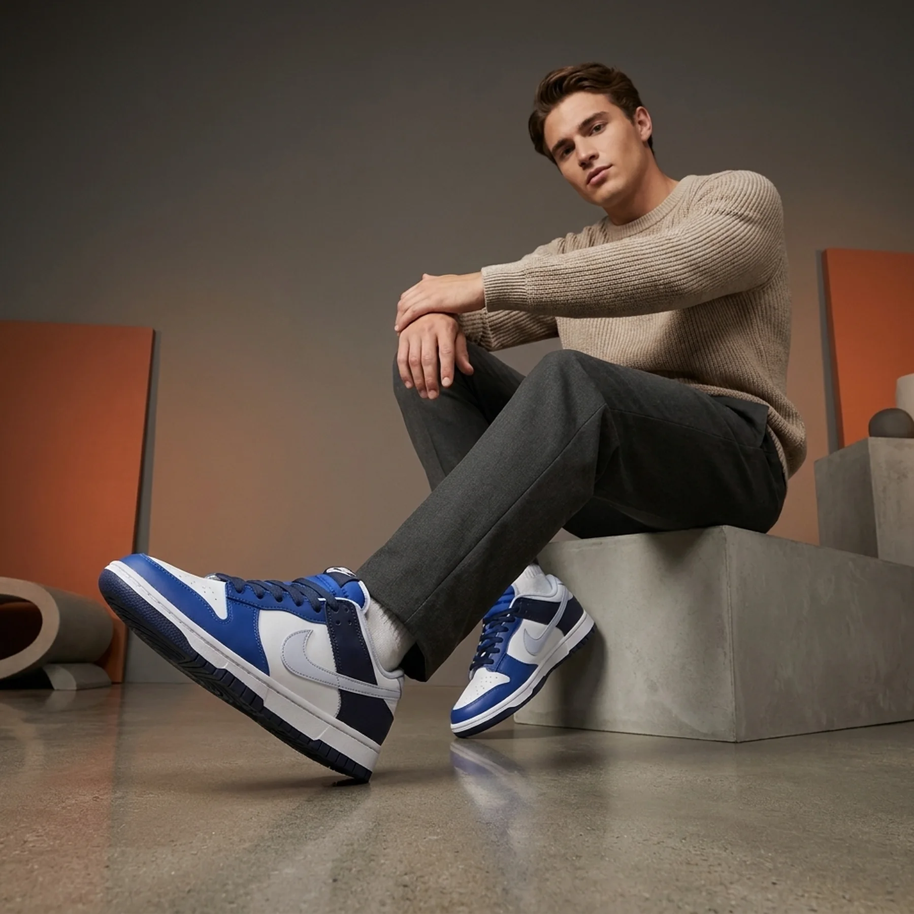 Кросівки чоловічі Nike Dunk Low 100 (FQ8826-100)