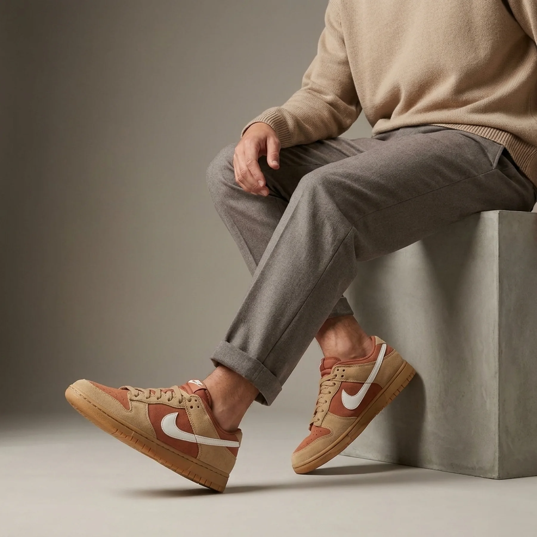 Кросівки чоловічі Nike Dunk Low Beige (HQ1931-200)