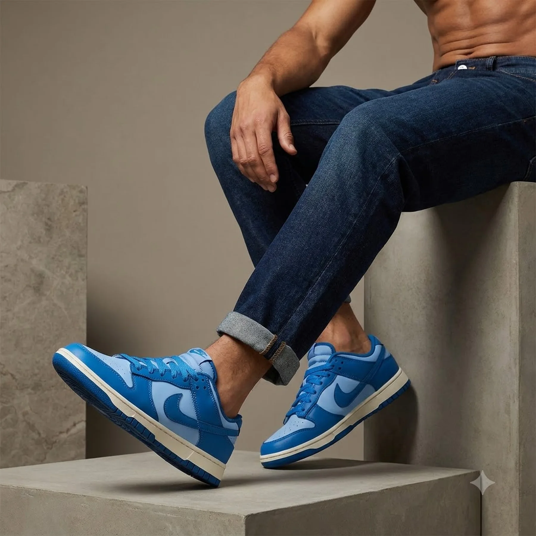 Кросівки чоловічі Nike Dunk Low Blue (HF5441-400)