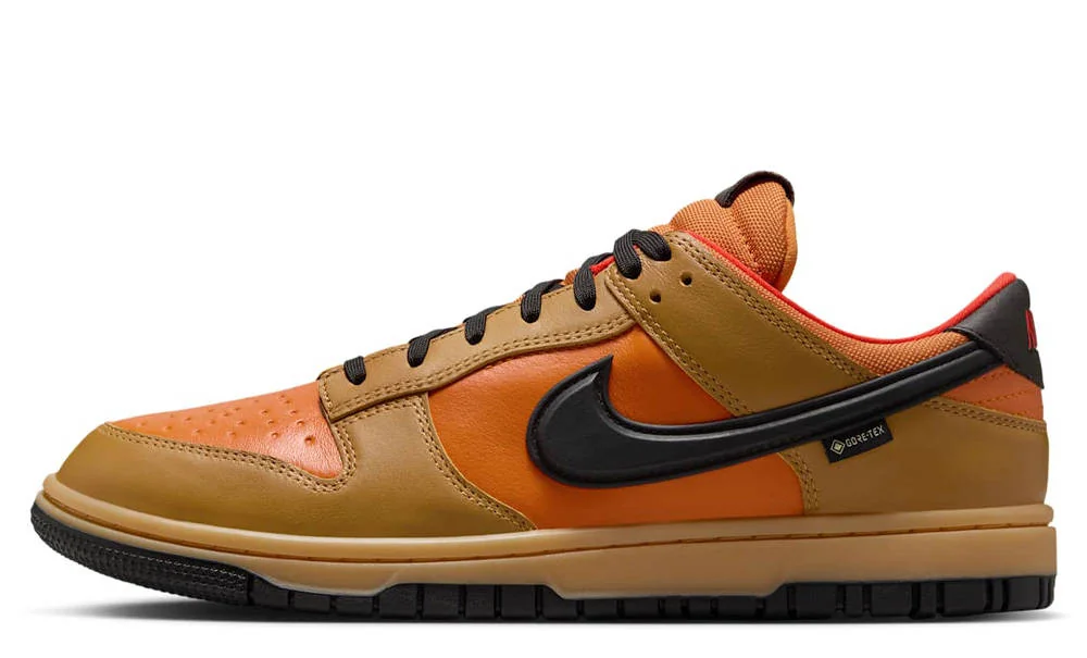Кросівки чоловічі Nike Dunk Low Gore-Tex Brown/Orange (HQ2053-700)