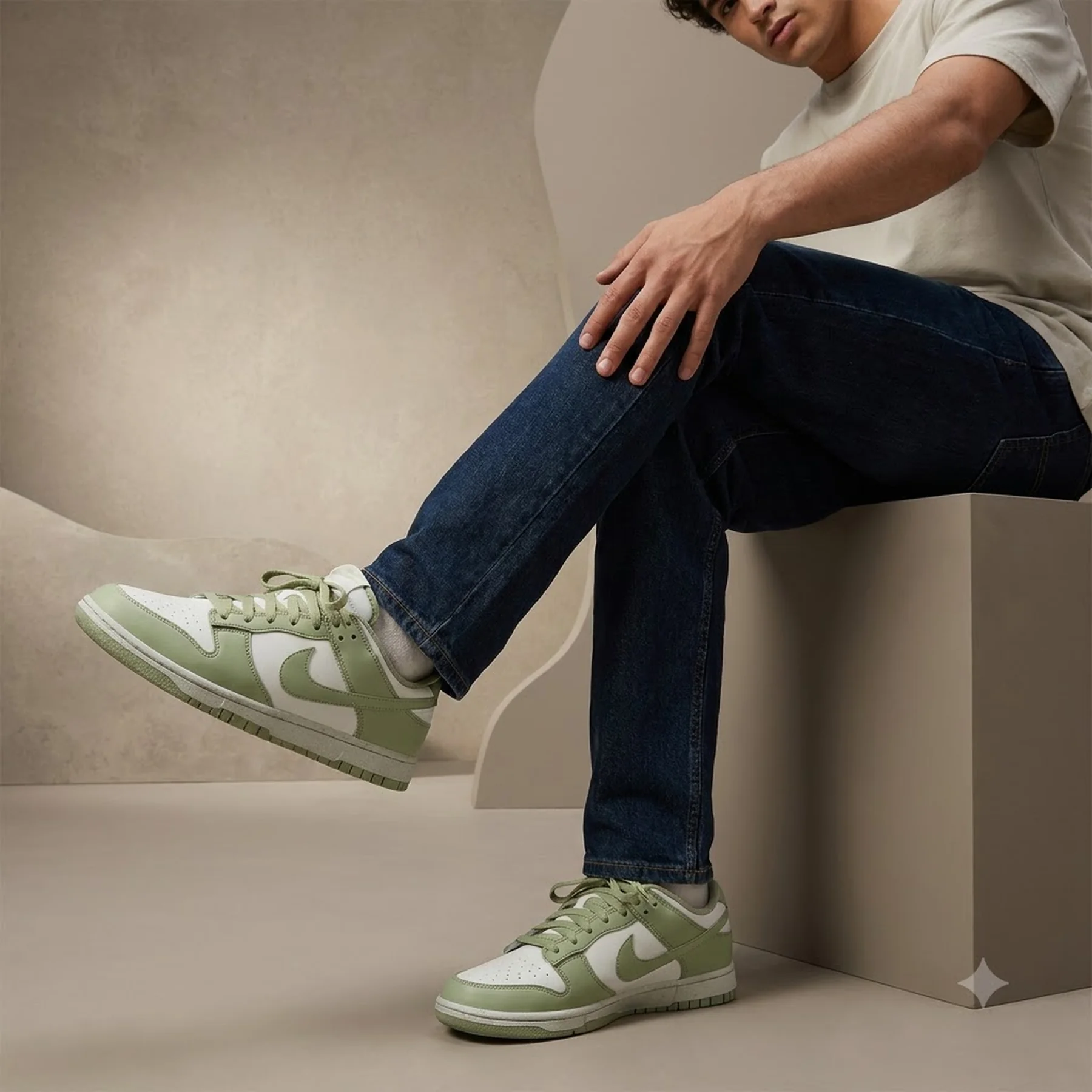 Кросівки чоловічі Nike Dunk Low Next Nature Green/White (HF5384-300)