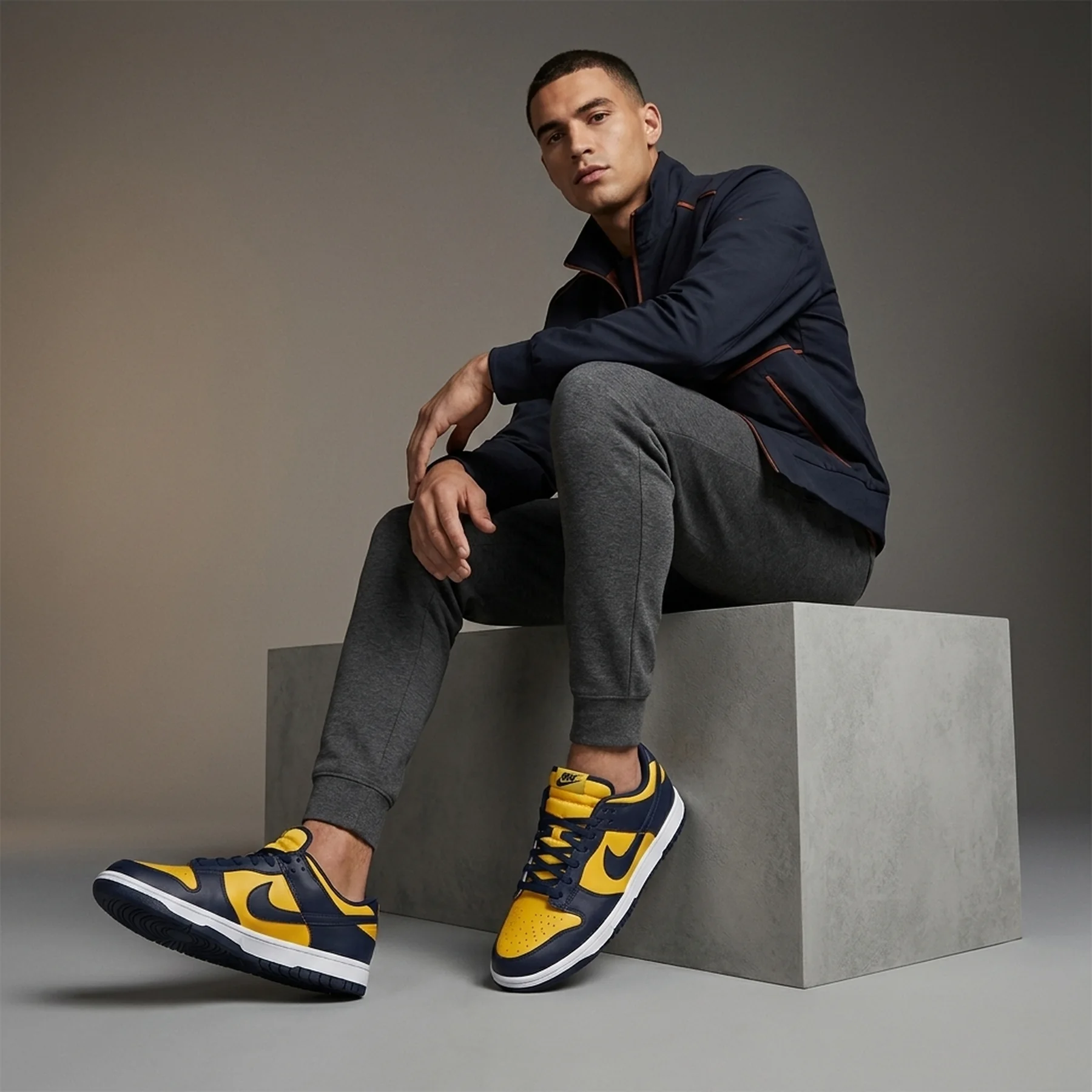 Кросівки чоловічі Nike Dunk Low Yellow/Blue (DD1391-700)