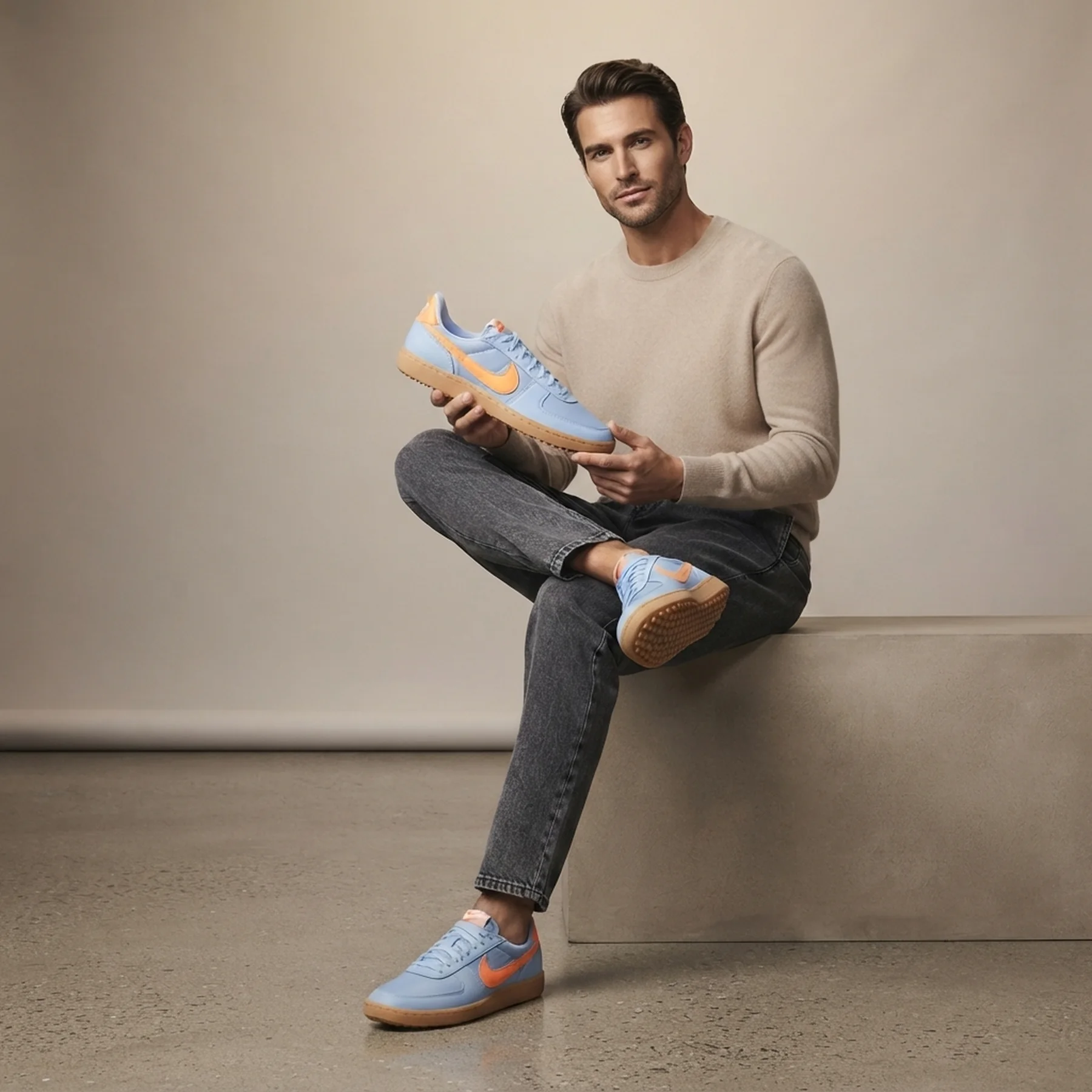 Кросівки чоловічі Nike Field General 82 Sp Light Blue (HM5685-400)