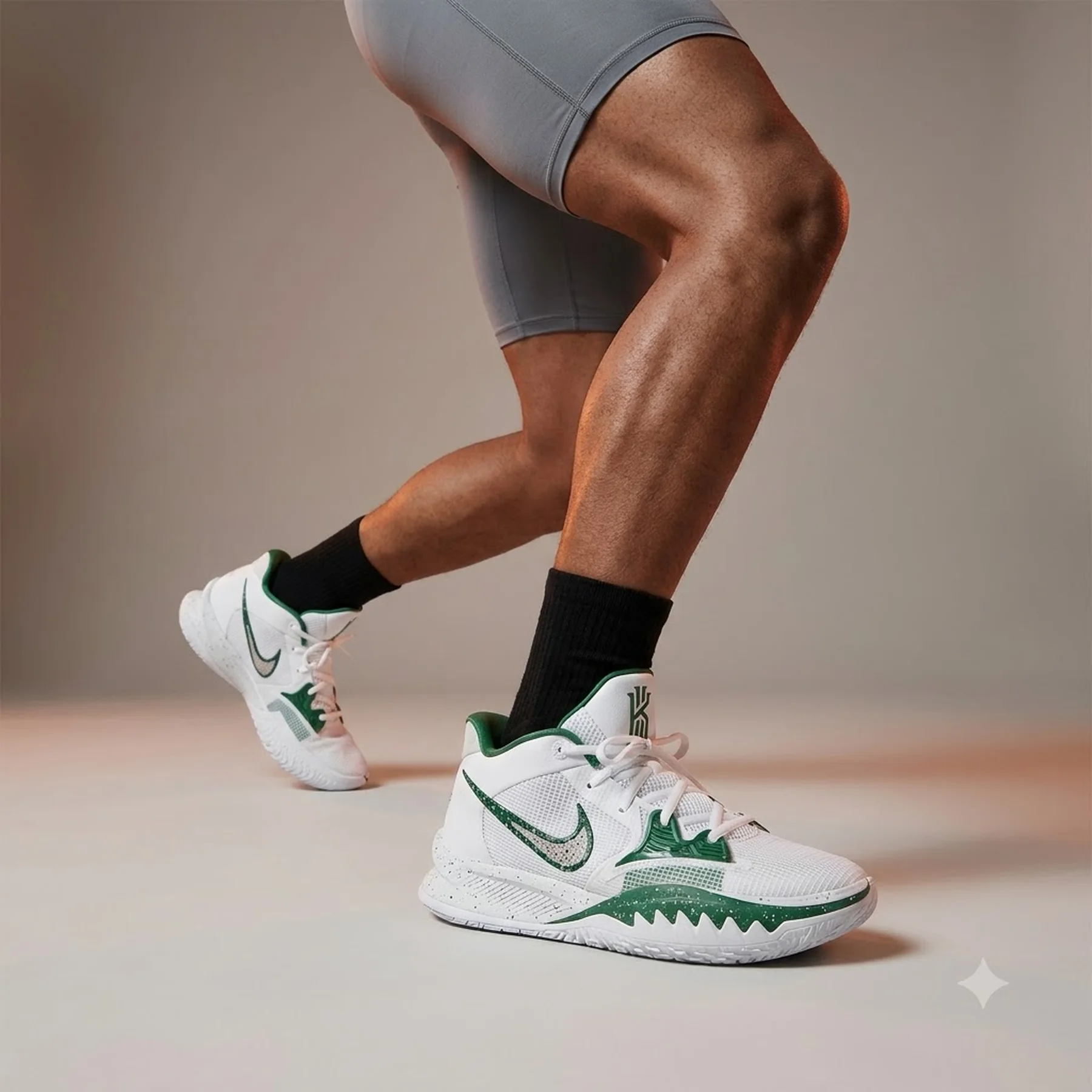Кросівки чоловічі Nike Kyrie Flytrap 5 White/Green (CZ4100-101)
