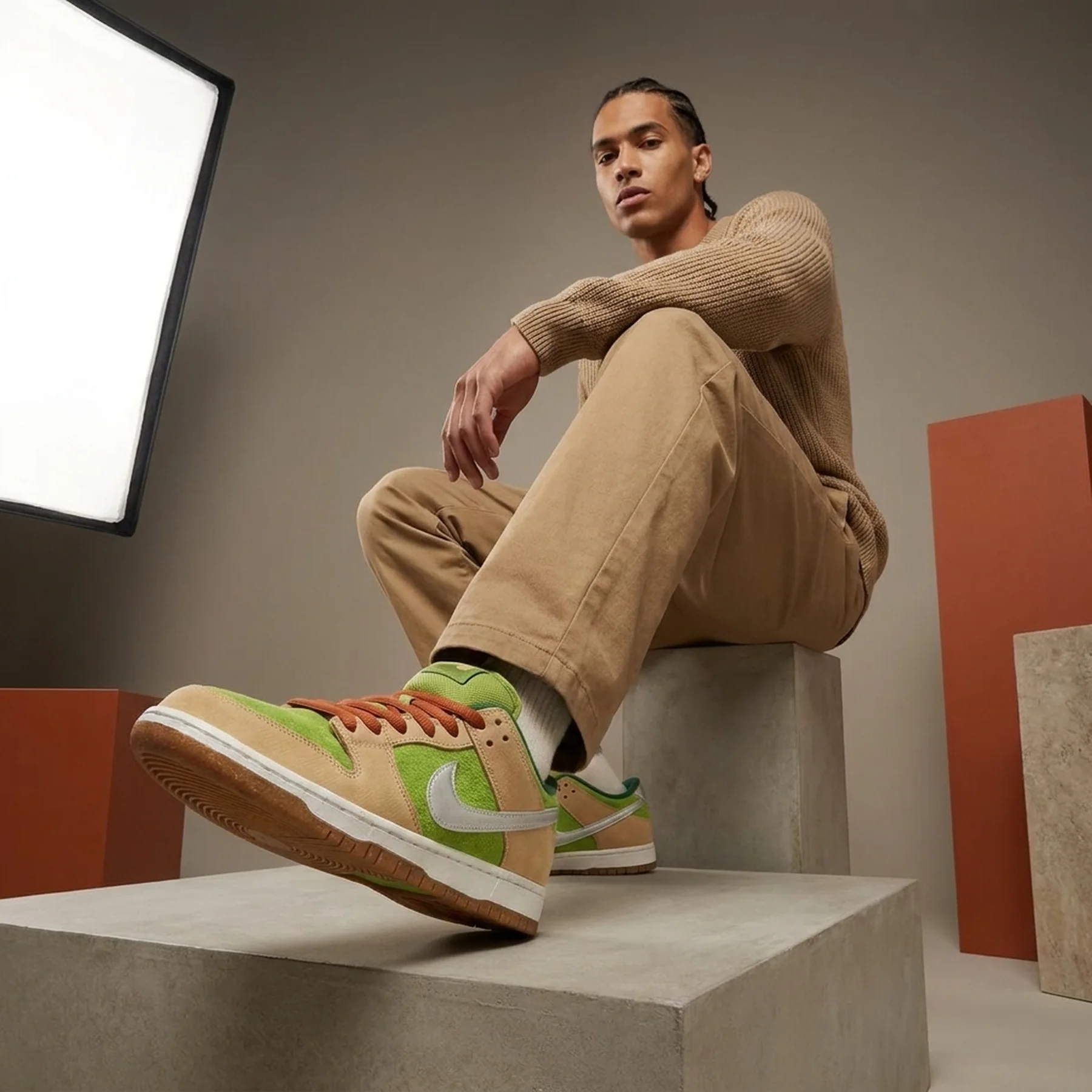 Кросівки чоловічі Nike Low Pro Sb Escargot Unisex Sneakers Green (FQ7585-200)