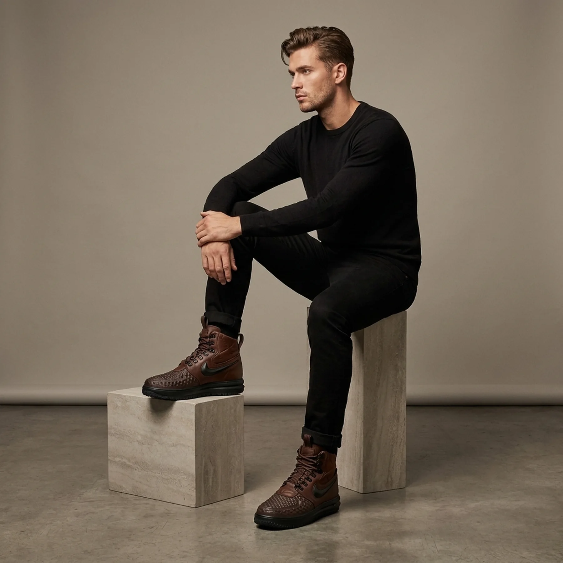 Кросівки чоловічі Nike Lunar Force 1 Duckboot 'Baroque Brown'