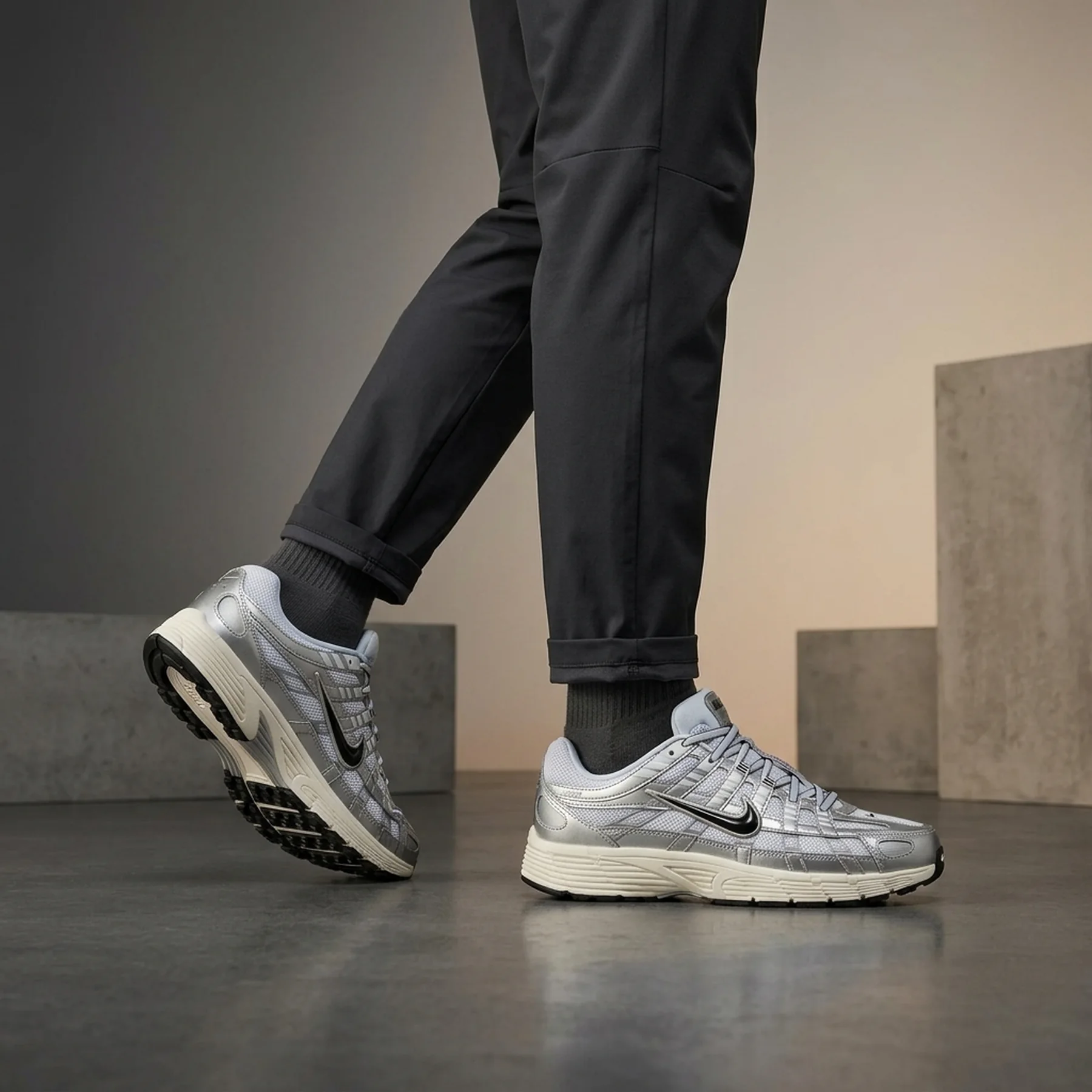 Кросівки чоловічі Nike P-6000 'Metallic Flat Silver'