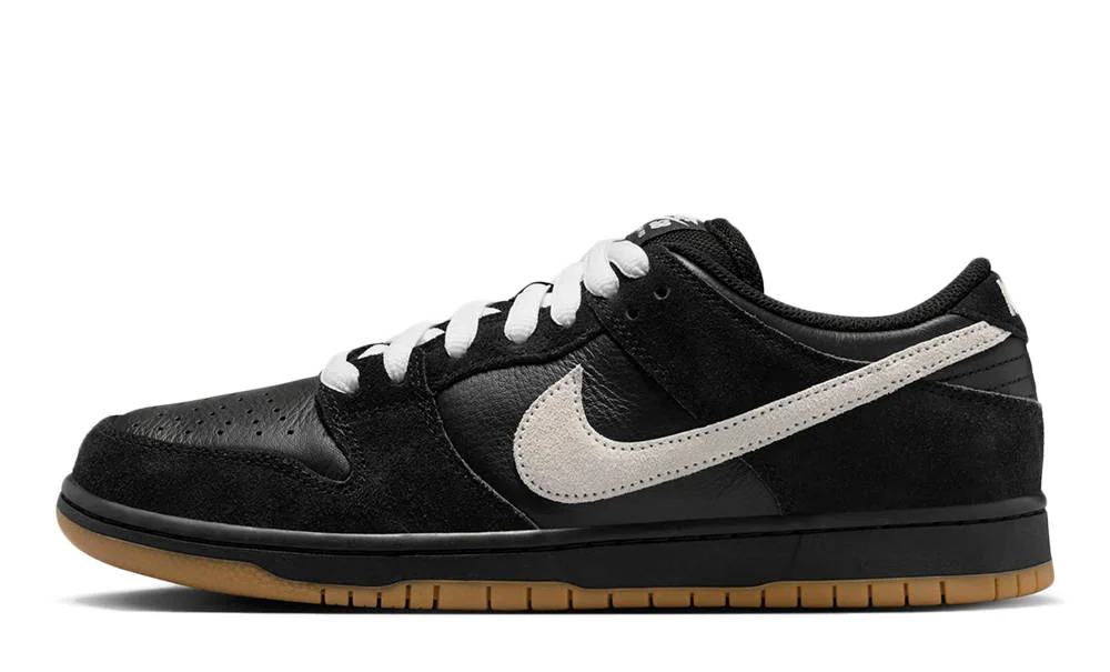 Кросівки чоловічі Nike Sb Dunk Low Pro Black Suede White (HF3704-003)