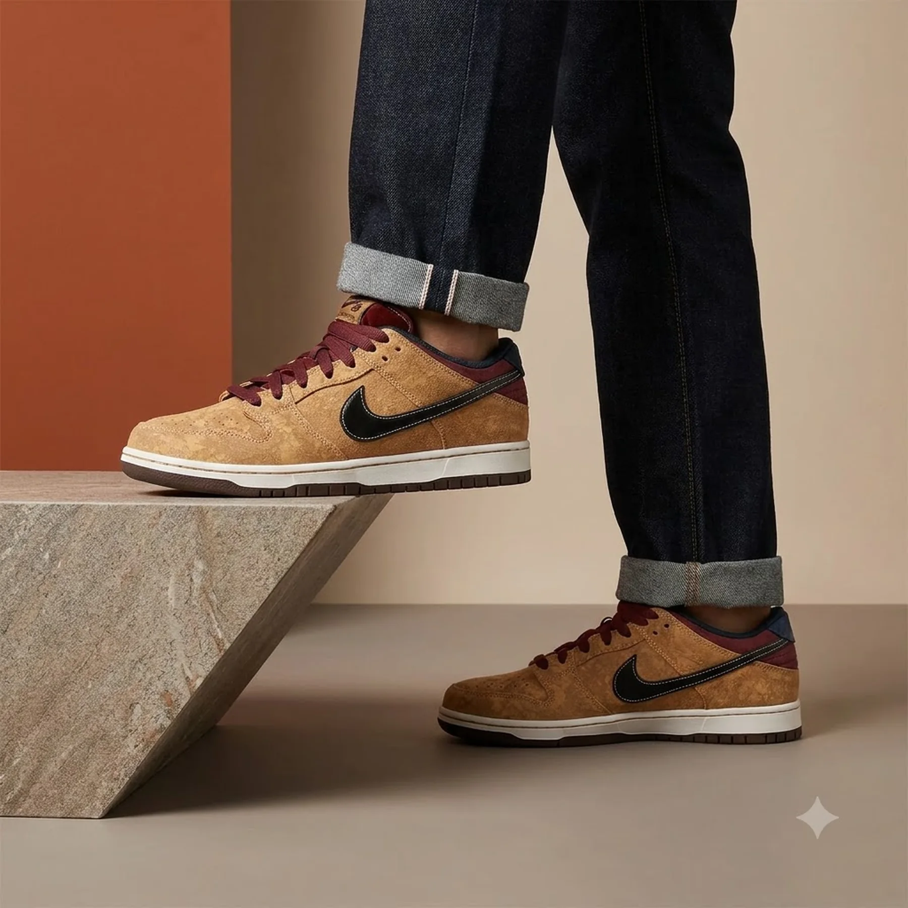 Кросівки чоловічі Nike Sb Dunk Low Pro Skate Shoes Brown (FZ1278-200)
