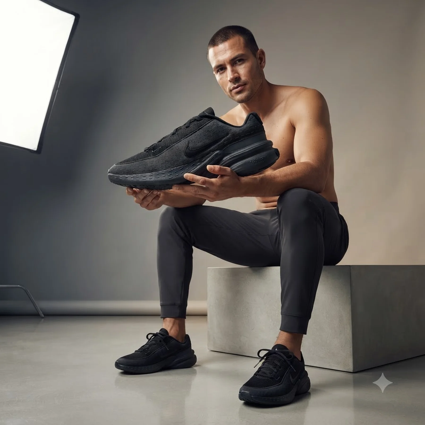 Кросівки чоловічі Nike Uplift Sc Triple Black (IB2765-001)