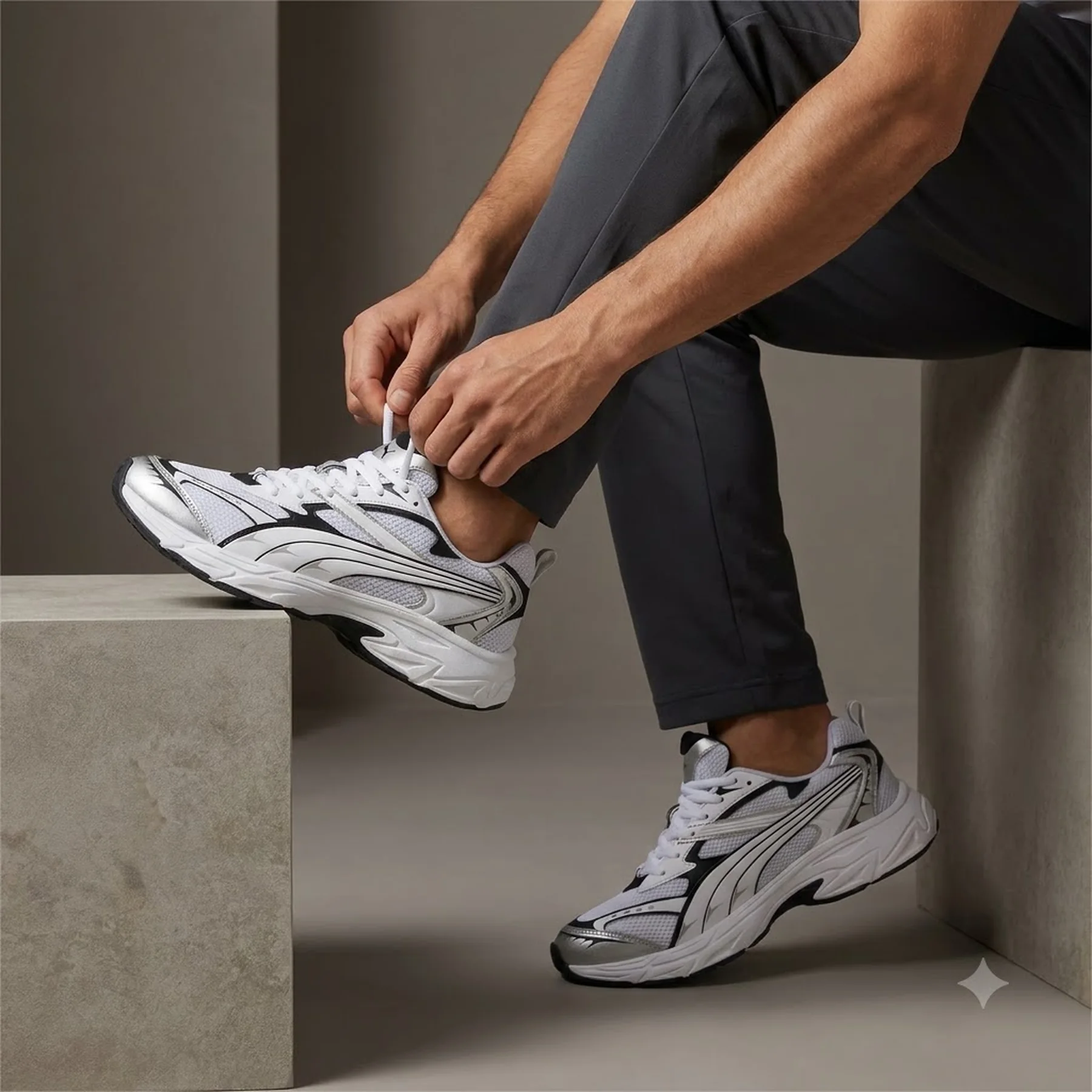 Кросівки чоловічі Puma Morphic Base Sneakers White (392982-02)