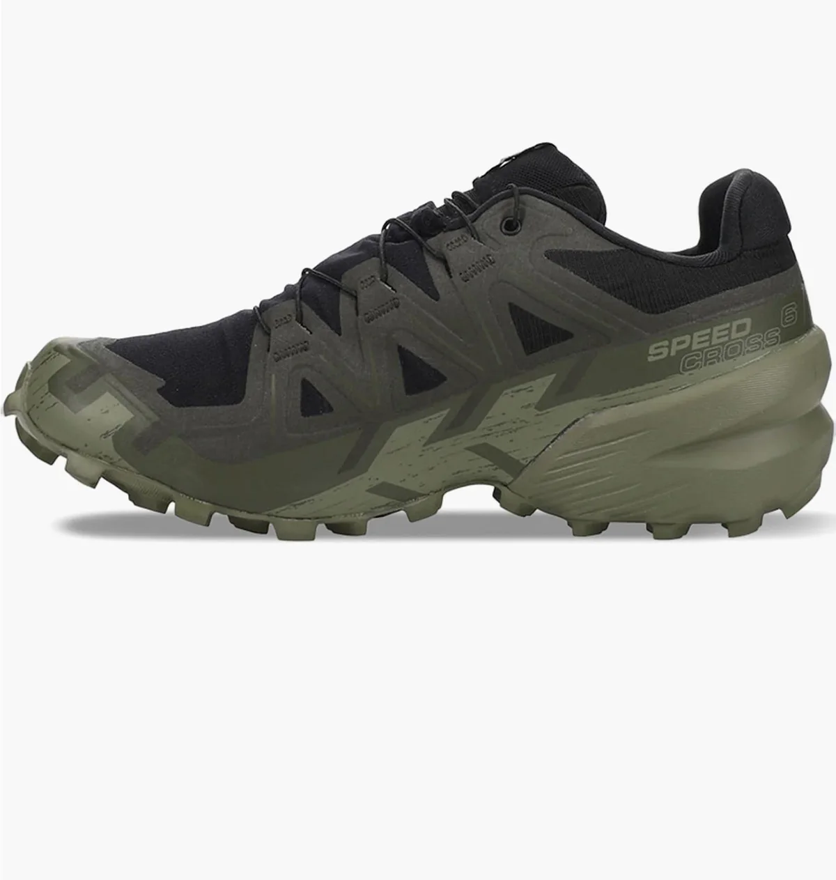 Кросівки чоловічі Salomon Speedcross 6 Gtx Trail Running Shoes Black/Olive (L47584100)