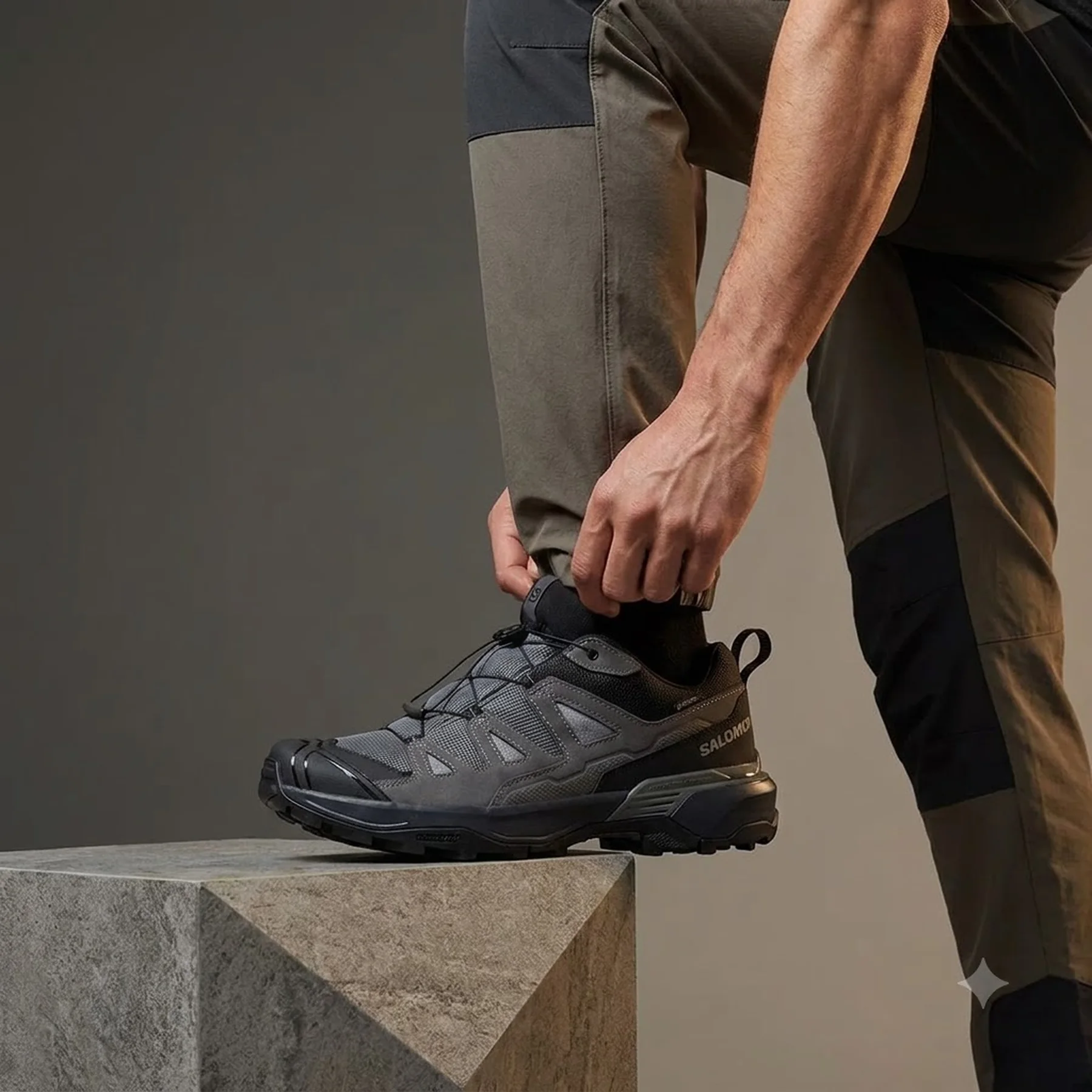 Кросівки чоловічі Salomon X Ultra 360 Leather Gore-Tex Sharkskin (L47571400)