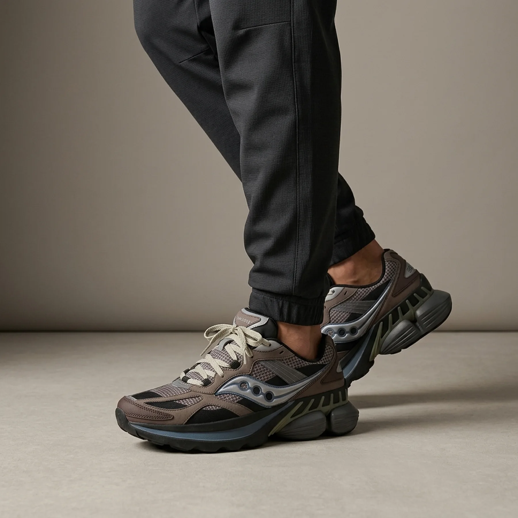 Кросівки чоловічі Saucony Grid NXT 'Brown Silver'