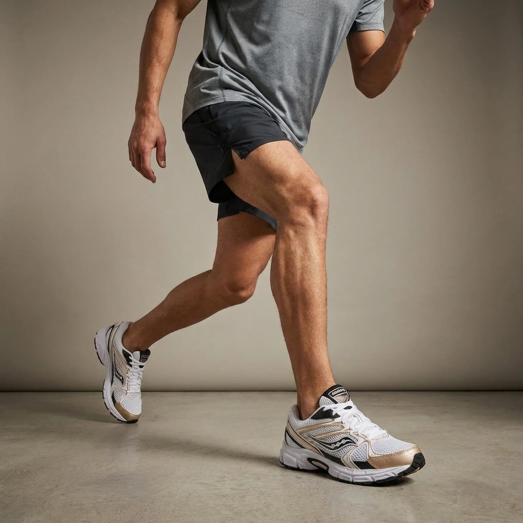 Кросівки чоловічі Saucony Grid Ride Millennium 'White Gold Black'