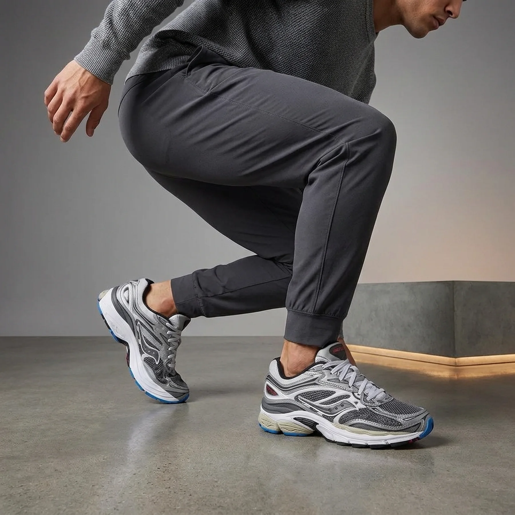 Кросівки чоловічі Saucony ProGrid Omni 9 'Metallic Pack - Grey Silver'