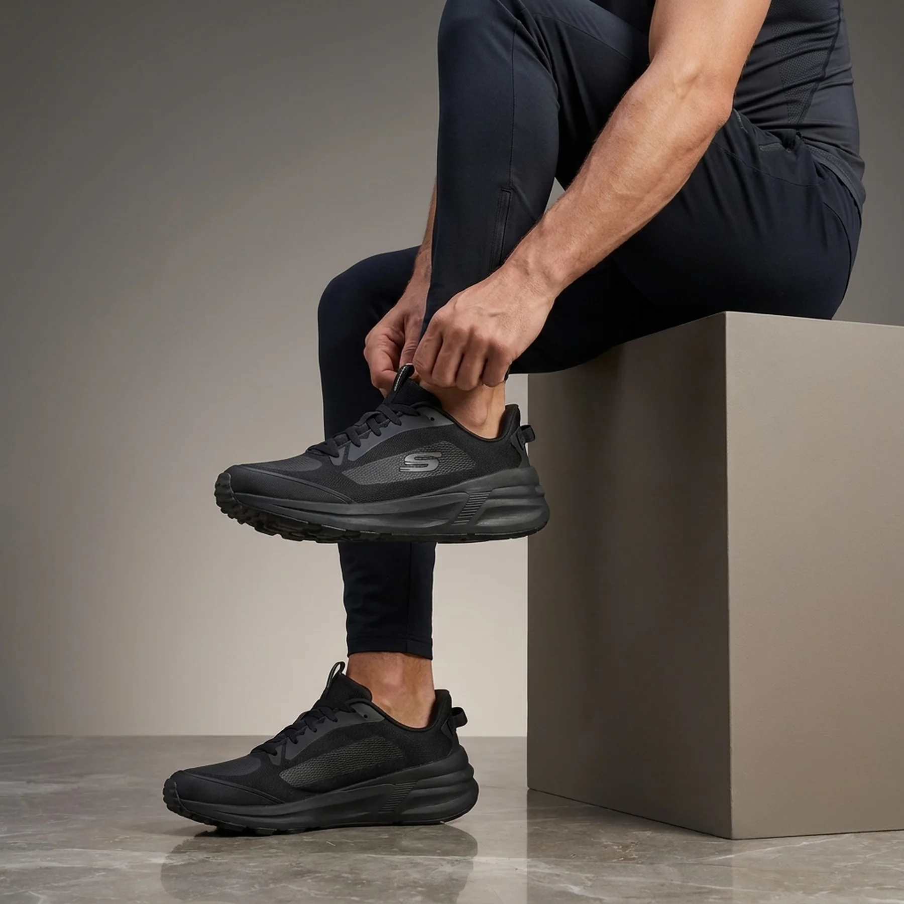 Кросівки чоловічі Skechers Global Jogger Black (237353-BBK)