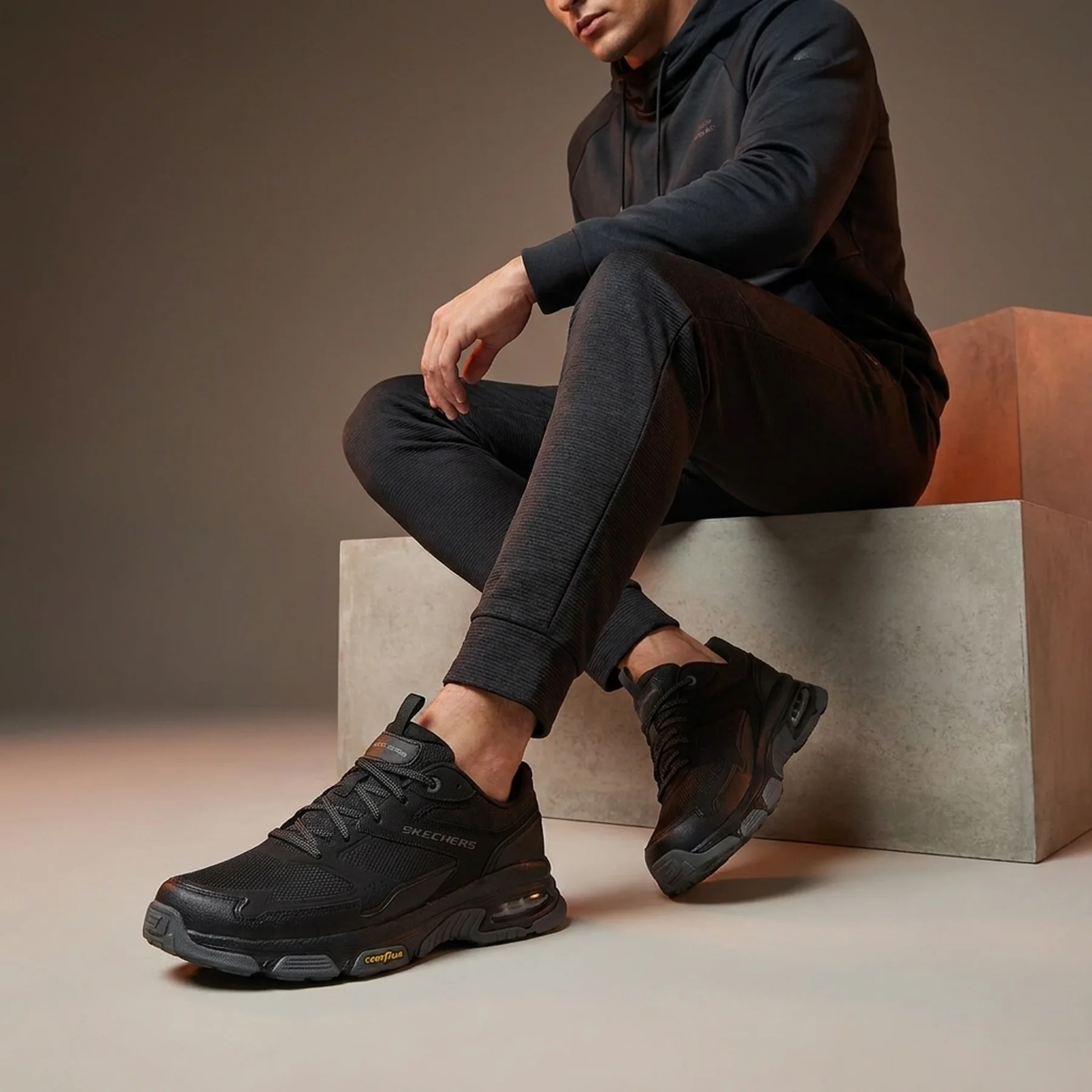 Кросівки чоловічі Skechers Skech-Air Envoy - Sleek Envoy Black (237553-BBK)