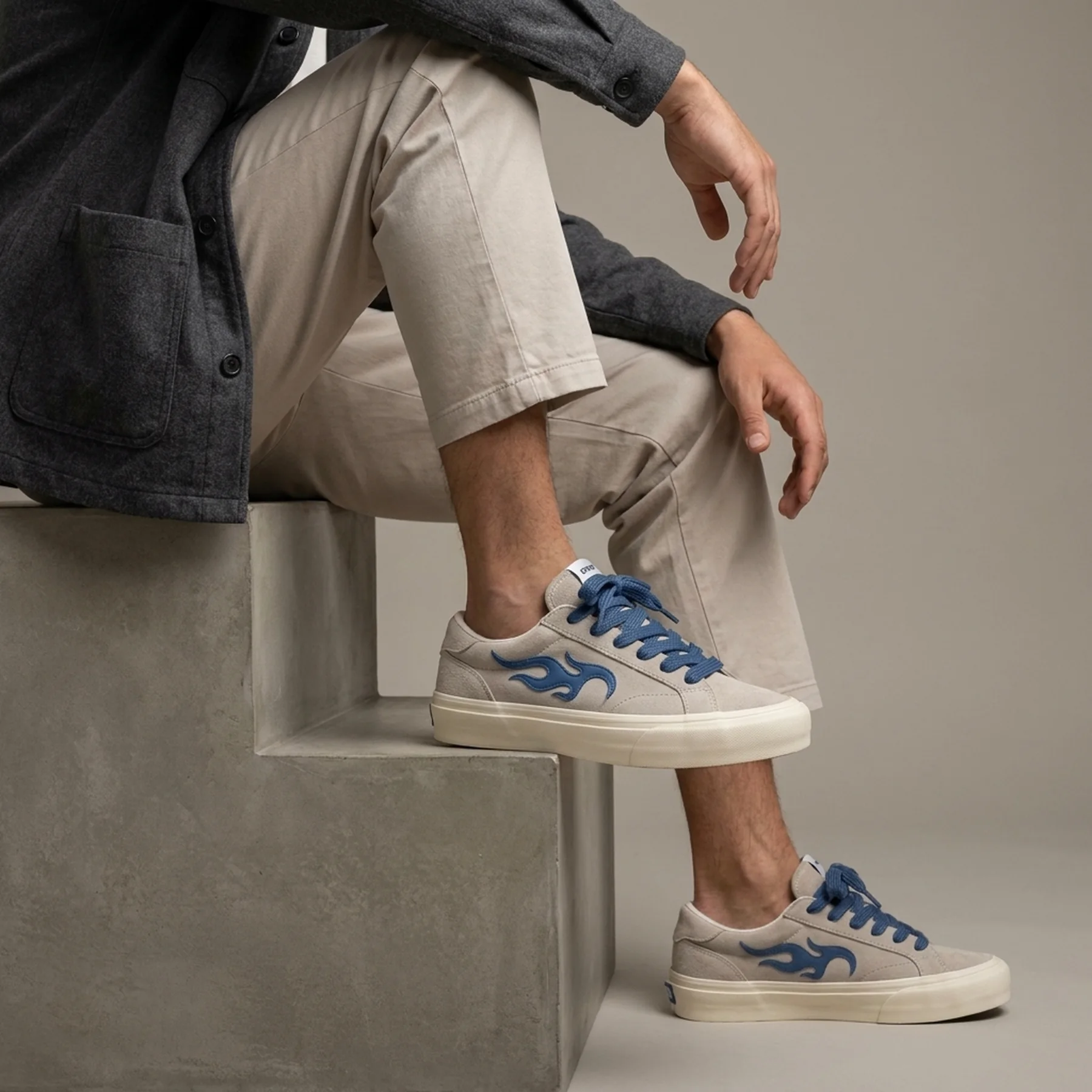 Кросівки чоловічі Straye Logan Puff Blanco Blue