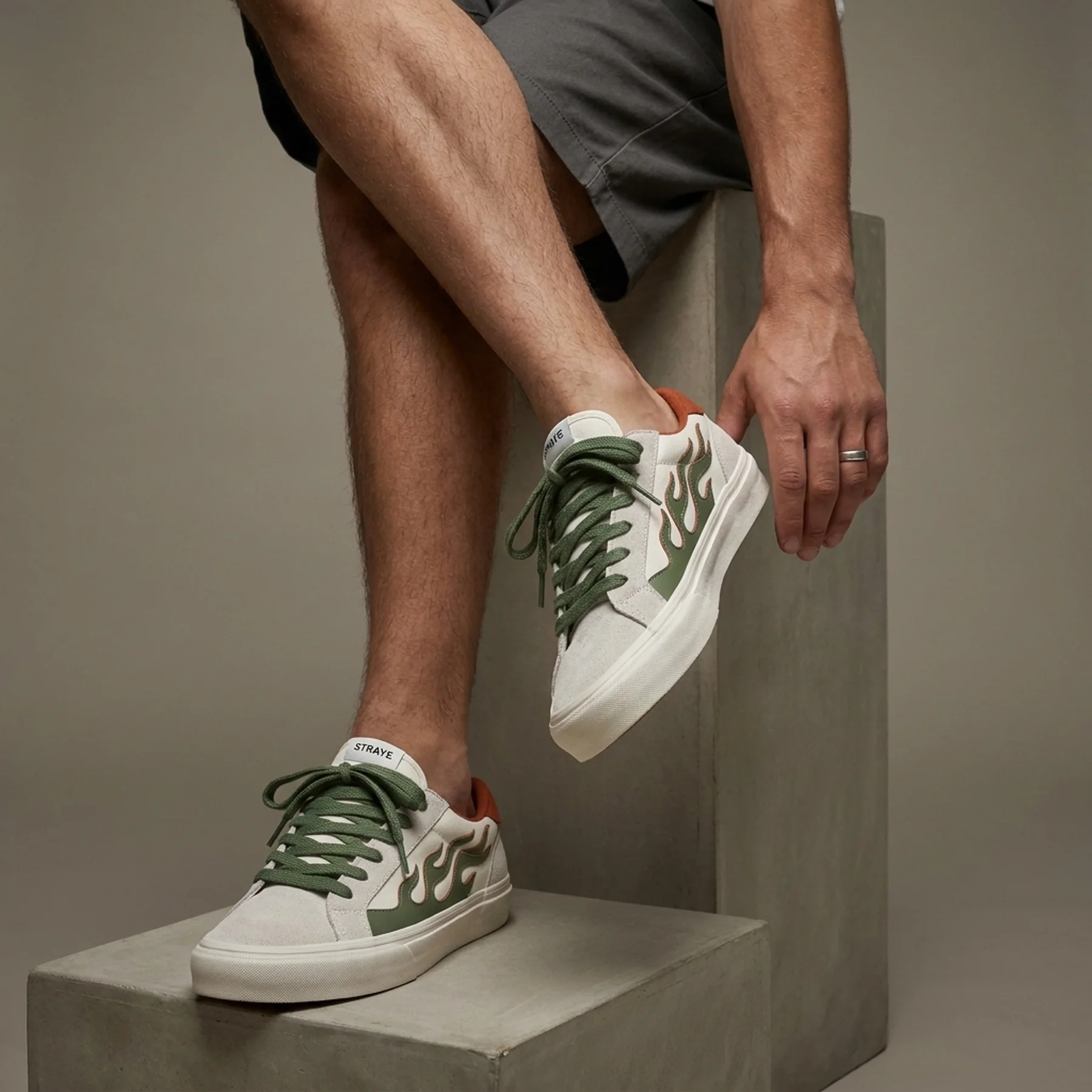 Кросівки чоловічі Straye Logan Puff Blanco Green