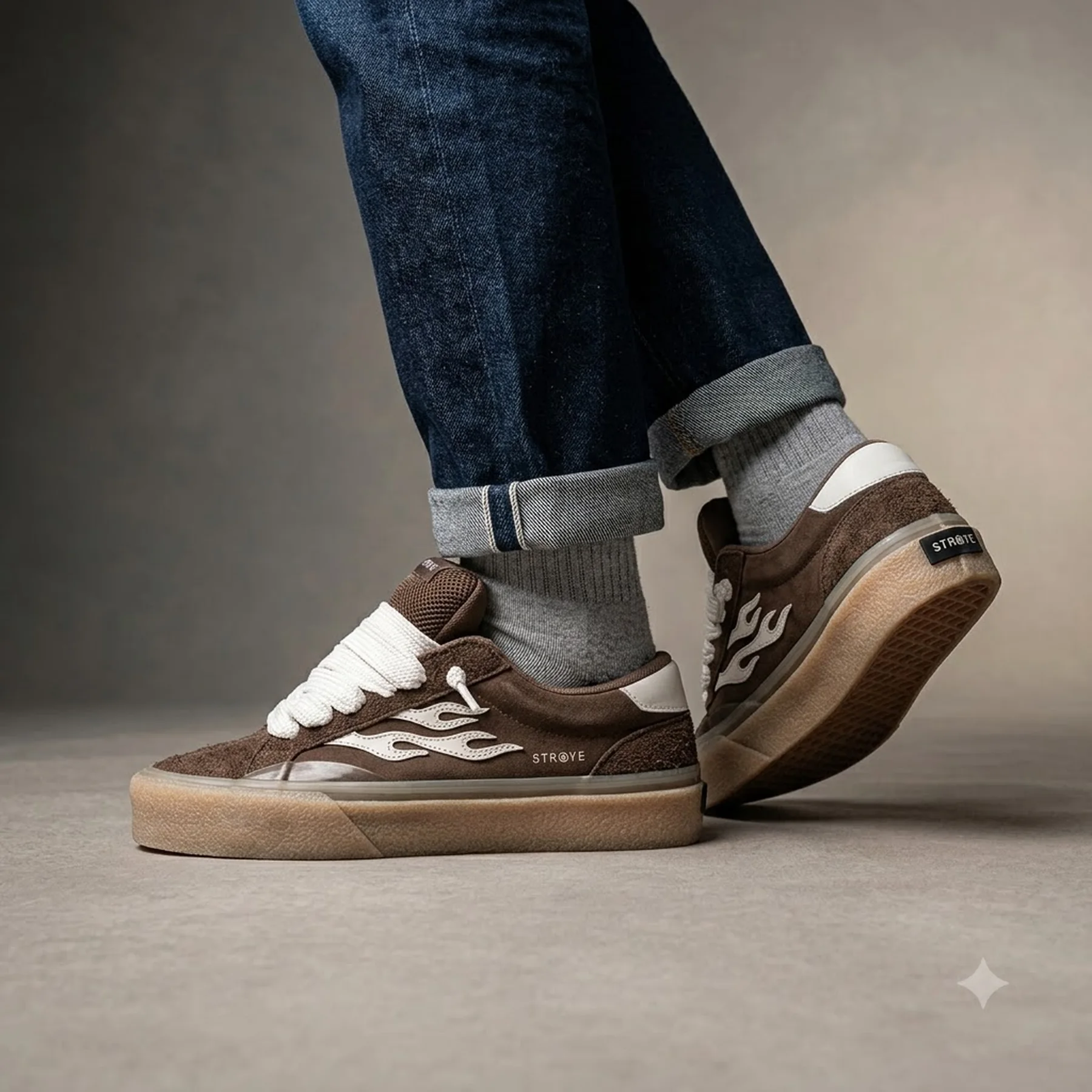 Кросівки чоловічі Straye Logan Puff BROWN CREPE