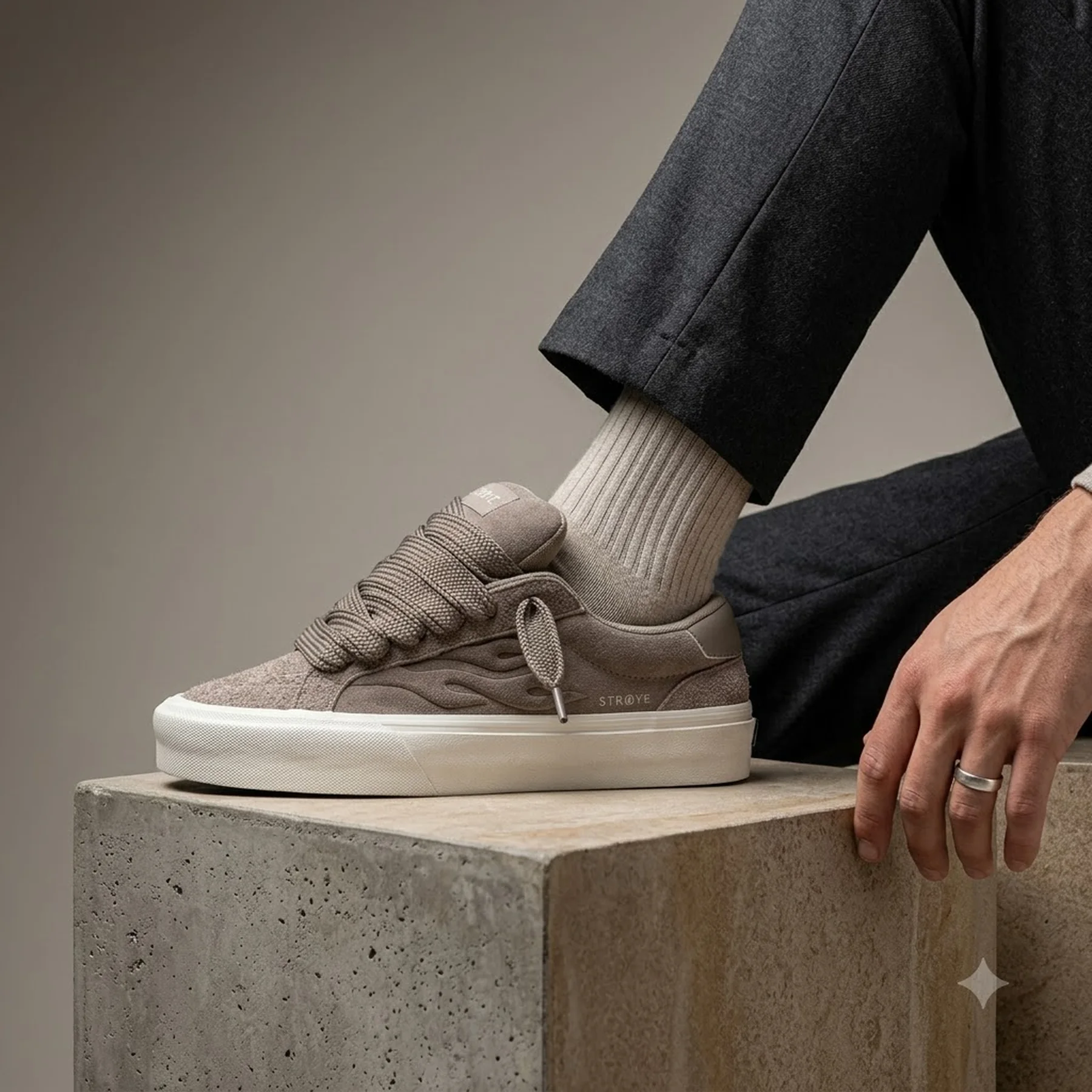 Кросівки чоловічі Straye Logan Puff Taupe Bevel