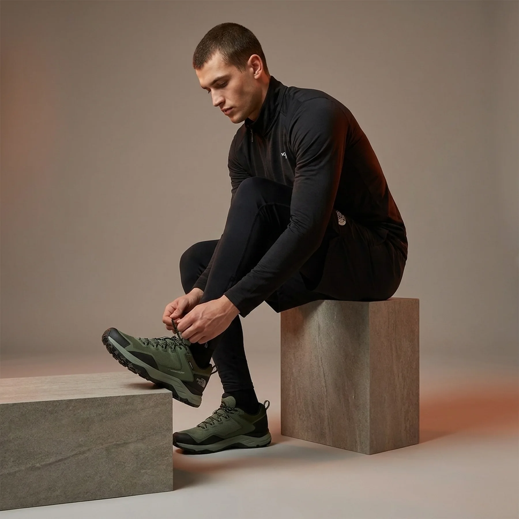 Кросівки чоловічі The North Face Ultra 111 Wp Shoes Green/Black (NF0A46CJBQW)