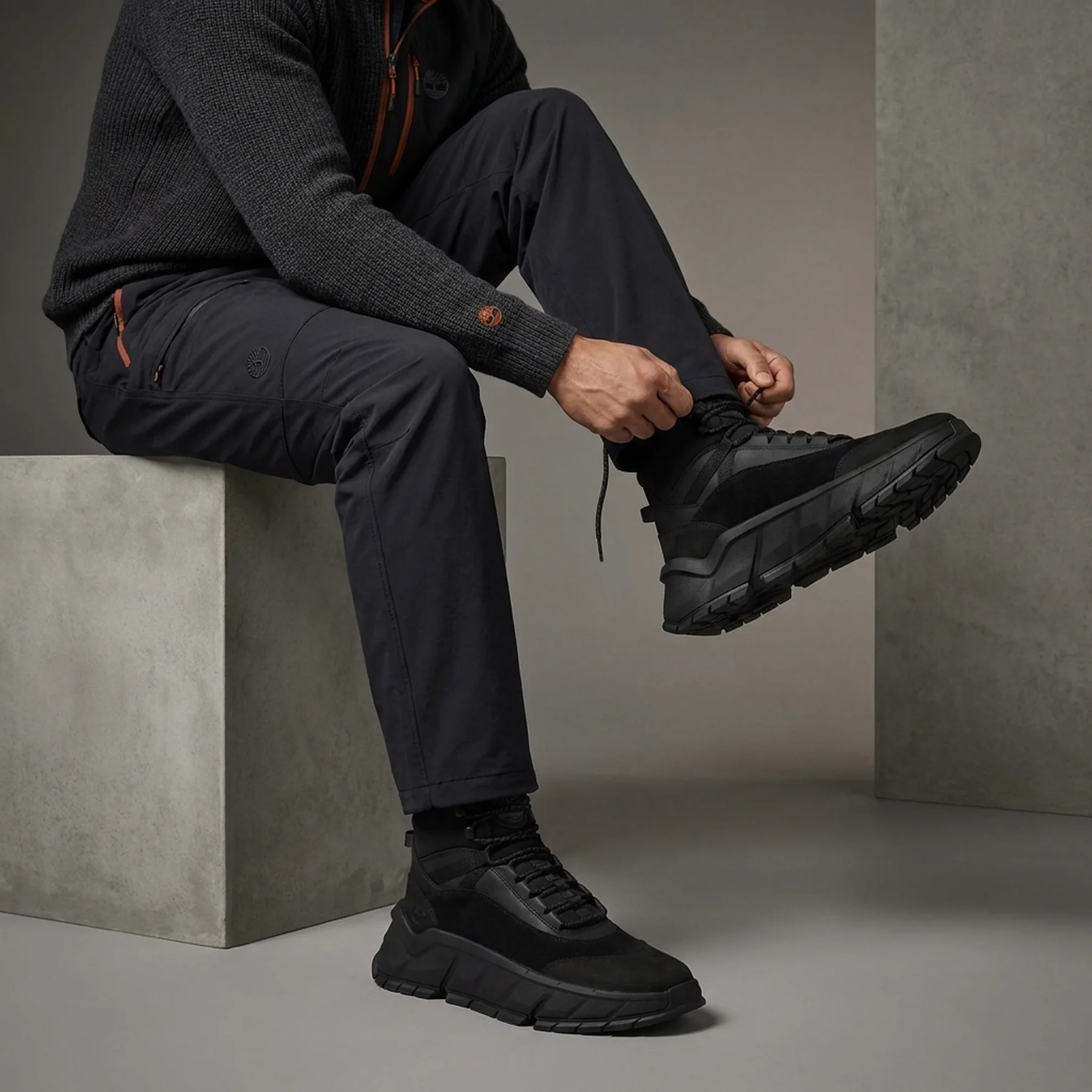 Кросівки чоловічі Timberland Turbo Hiker Boot Black (TB0A41HU001)