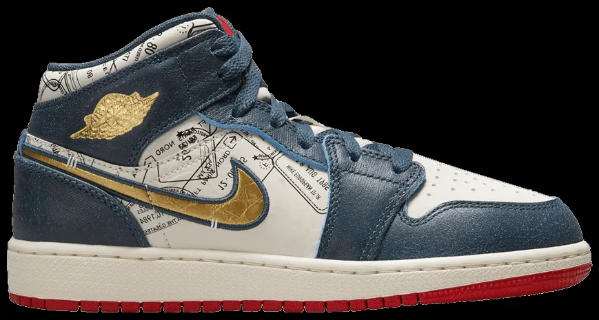 Кросівки дитячі Air Jordan 1 Mid SE GS 'Take Flight'