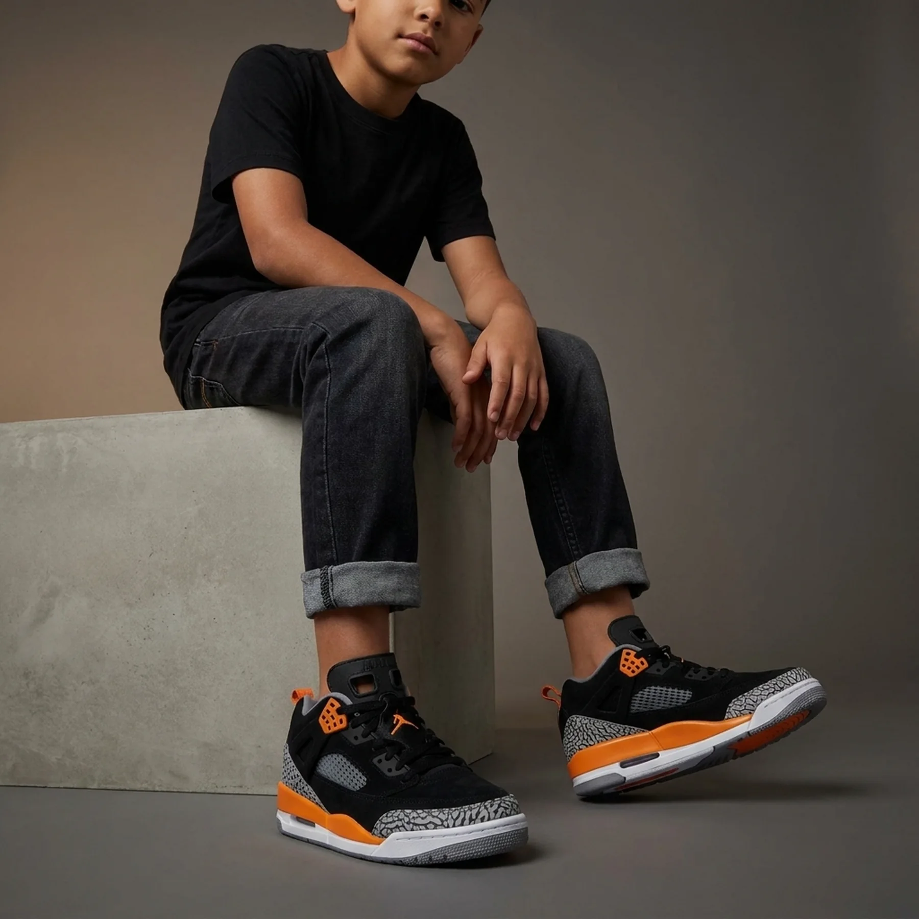 Кросівки дитячі Jordan Spizike Low (Gs) Black (FQ3950-008)