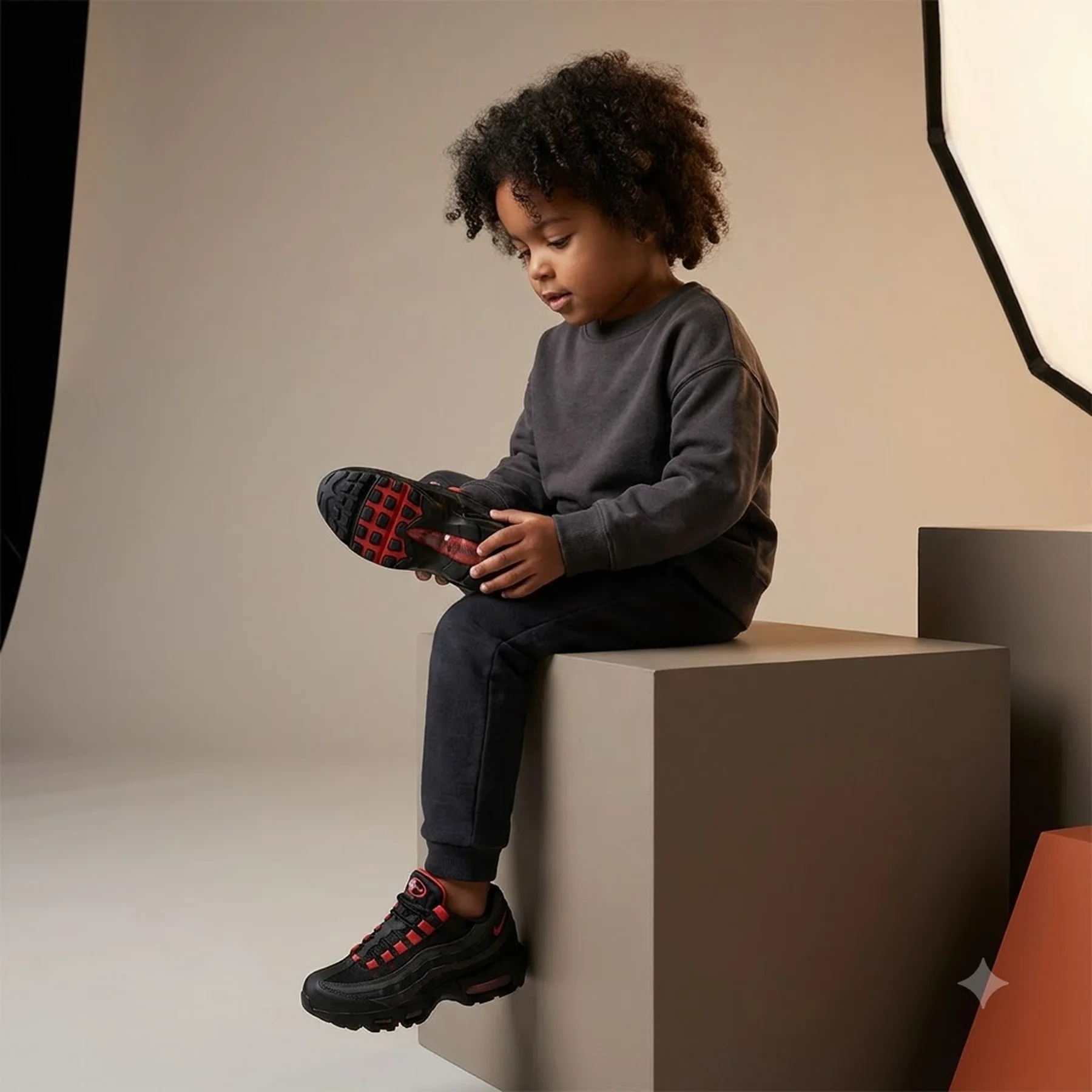 Кросівки дитячі Nike Air Max 95 Recraft Bp (Ps) Black (HQ6364-011)