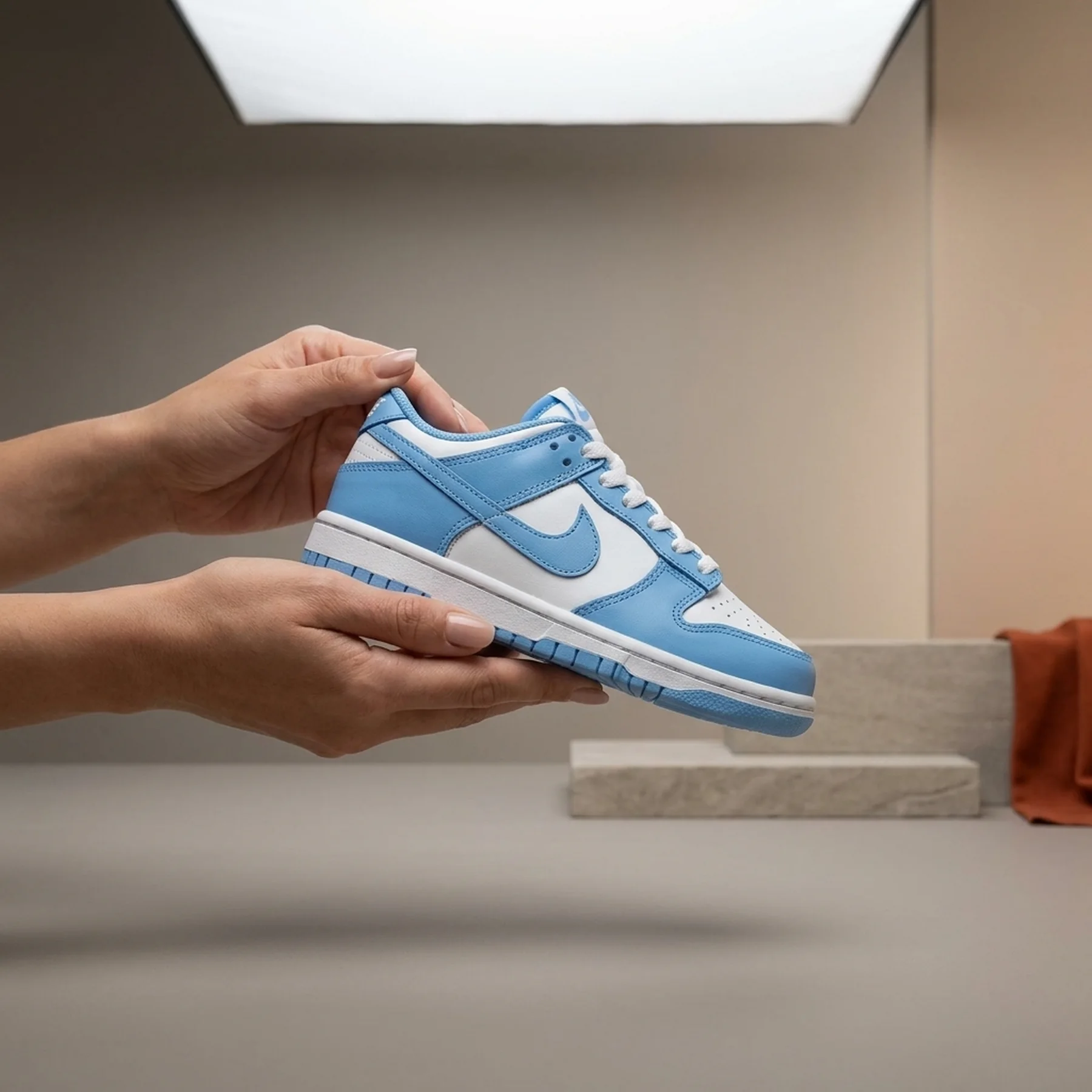 Кросівки дитячі Nike Dunk Low (Tde) White/Light Blue (FB9108-105)