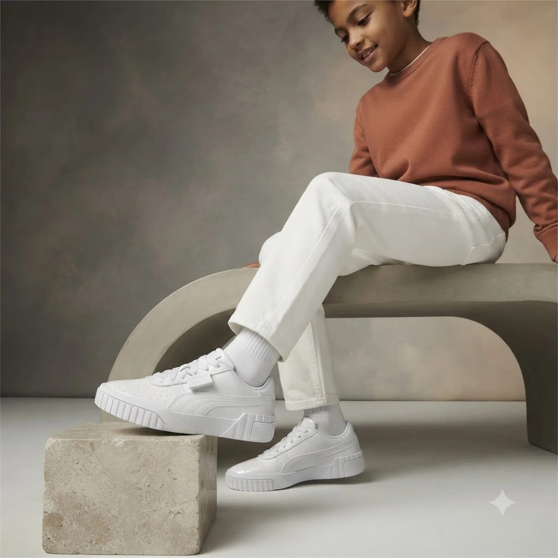 Кросівки дитячі Puma Cali Patent White (370139-01)