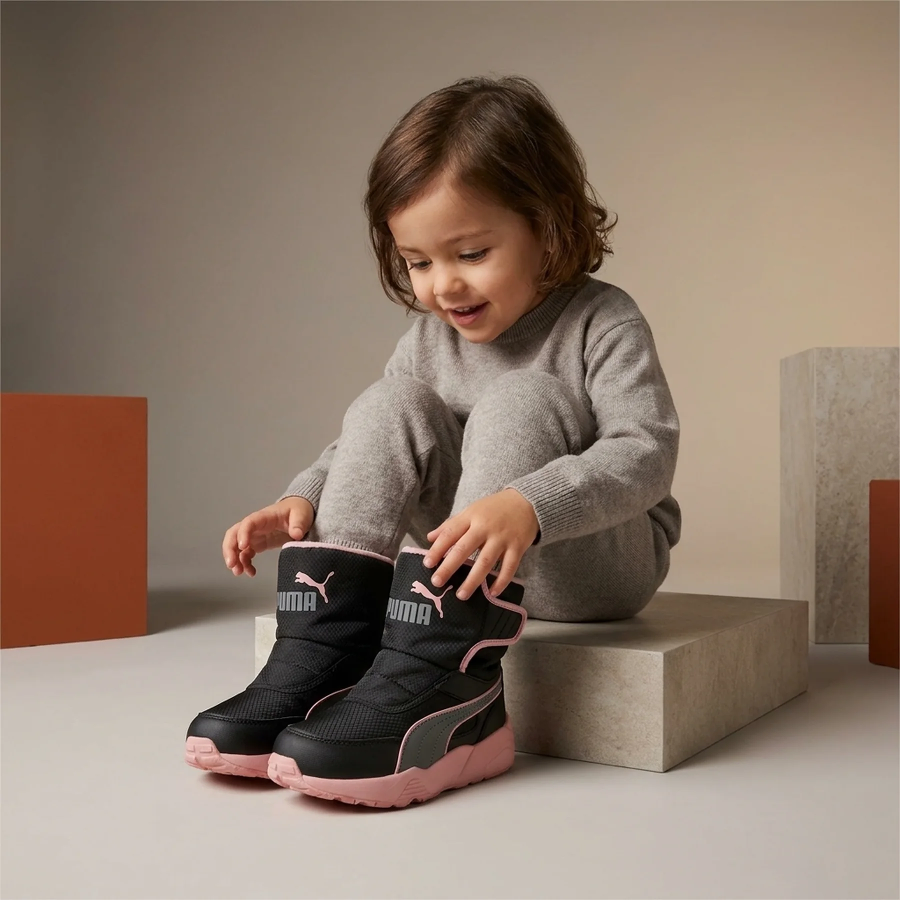 Кросівки дитячі Puma Trinomic Black/Pink (363978-06)