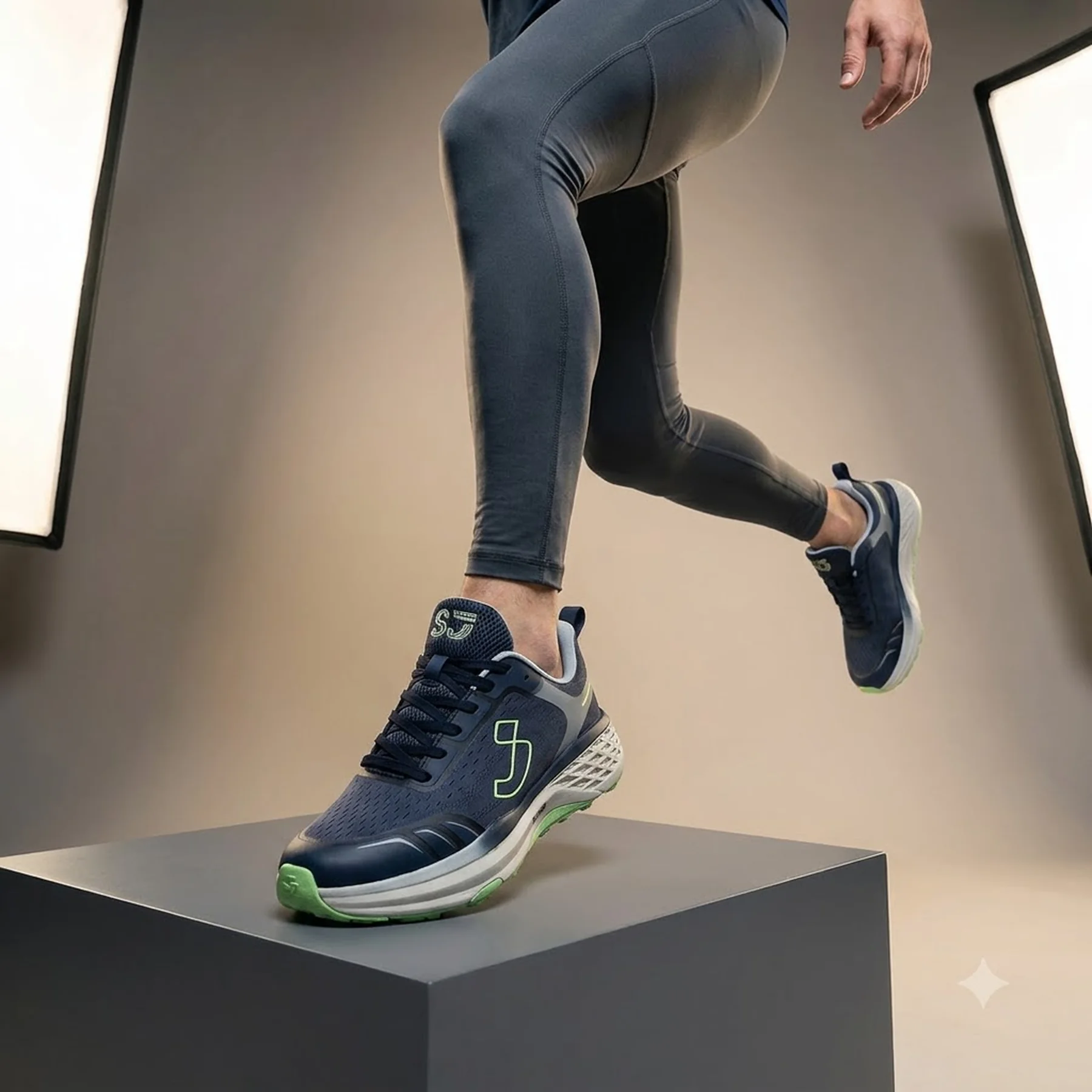 Кросівки для бігу 625133SFJ-676 Men Casual Sport Athletic Safety Jogger 41 Темно-синій