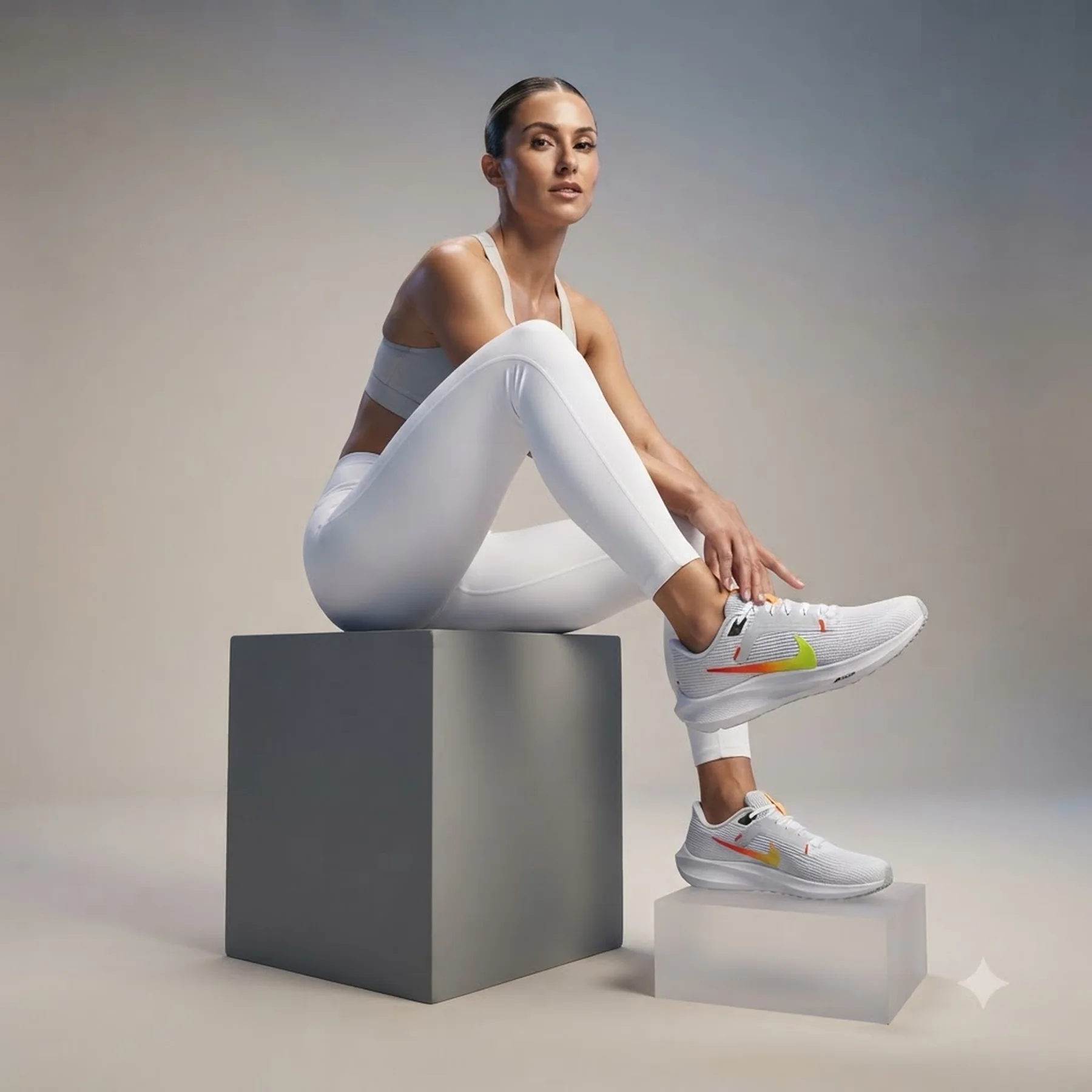 Кросівки для бігу жіночі Nike Air Zoom Pegasus 40 White Blue (DV3854-102)