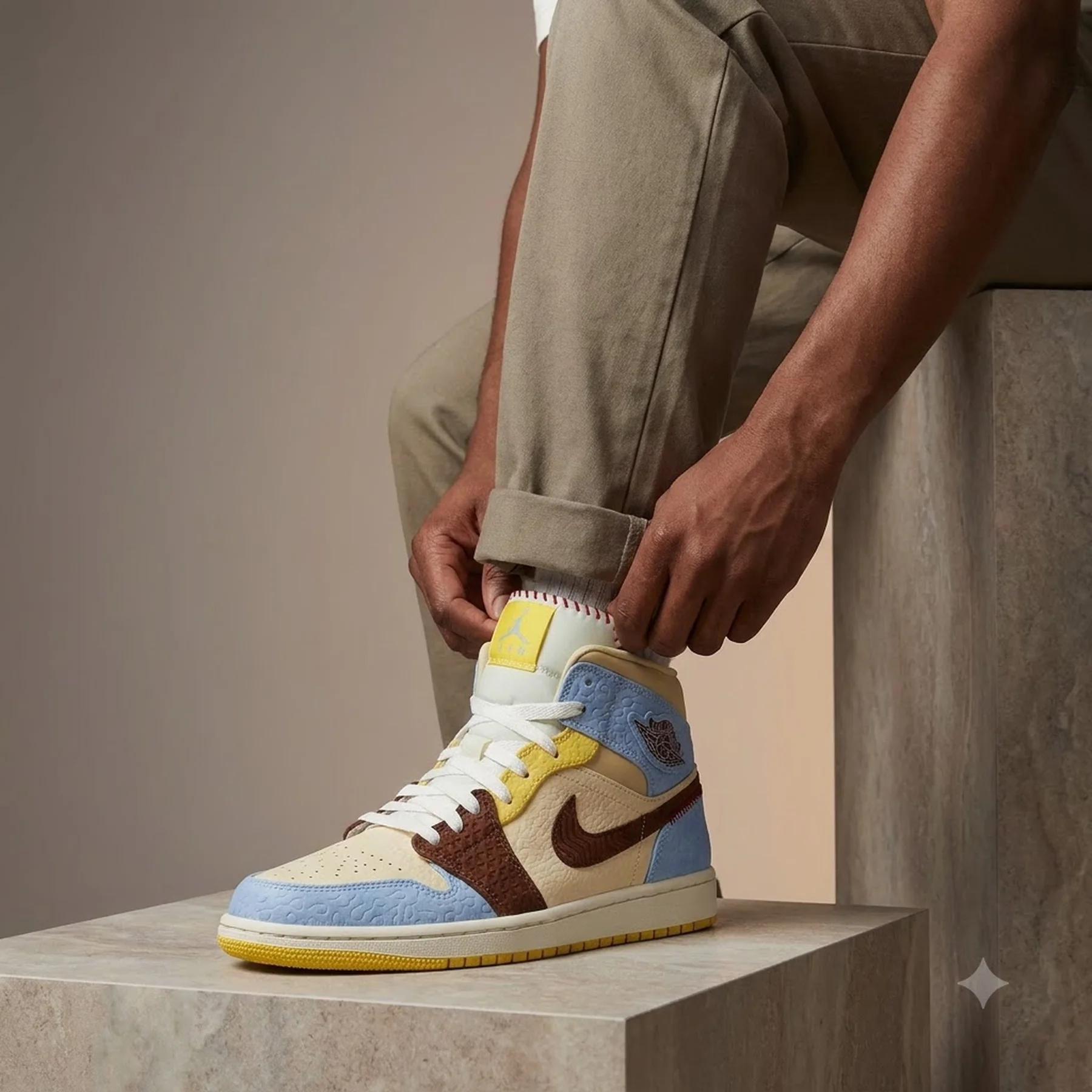Кросівки Jordan 1 Mid SE Fearless Maison