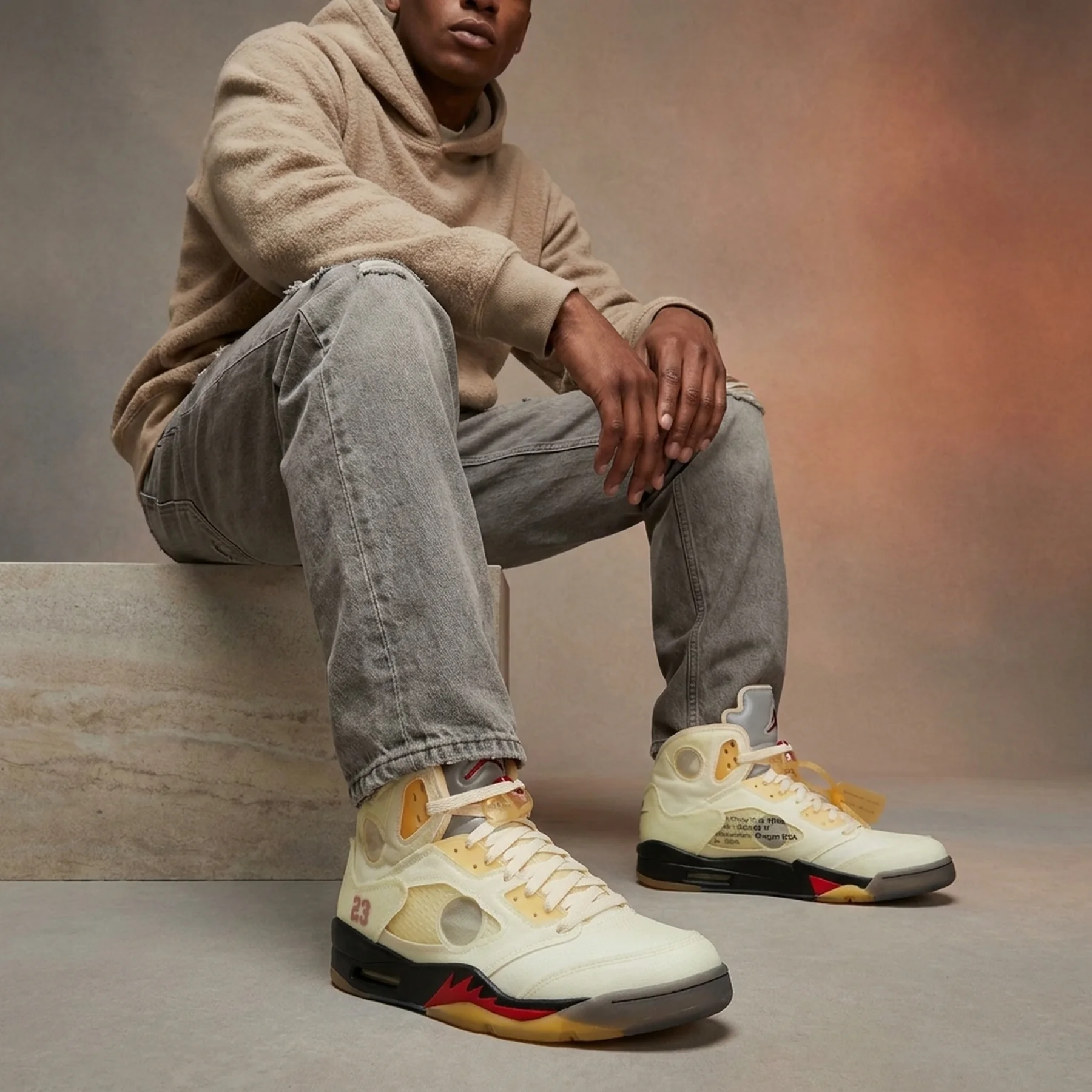 Кросівки Jordan 5 retro off-white