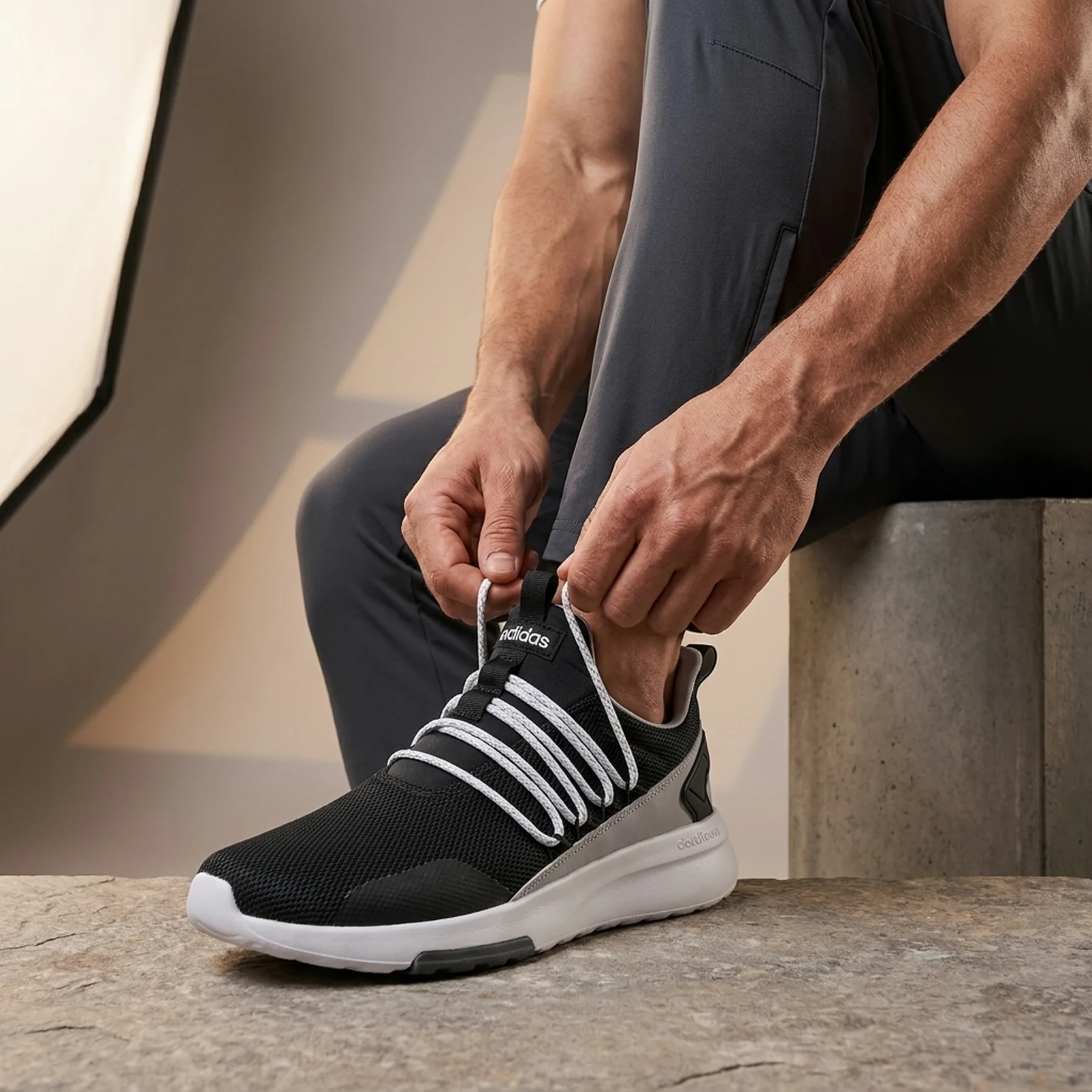 Кросівки Lite Racer Adapt 7.0 Wide Adidas 48