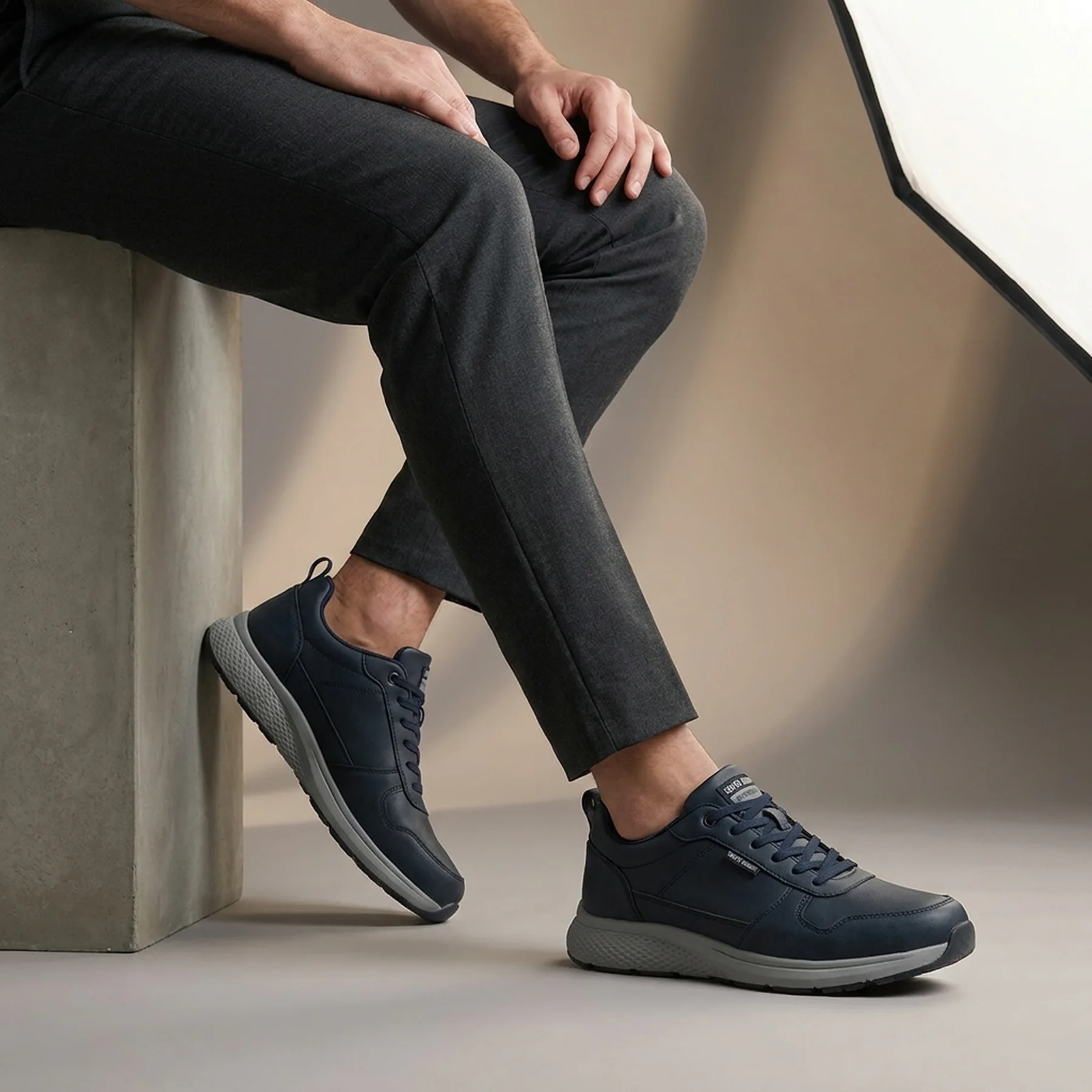 Кросівки Men Dressed Low shoes Comfort/Eco 634179SFJ-357 Safety Jogger 41 Темно-синій