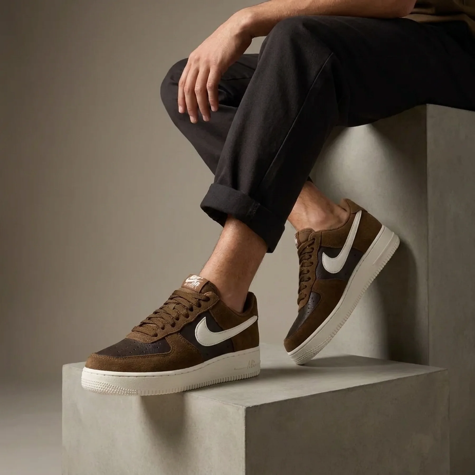 Кросівки Nike Air Force 1 Low 07 (Mosswood Brown)