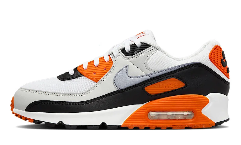 Кросівки Nike Air Max 90 "White/Black/Orange"